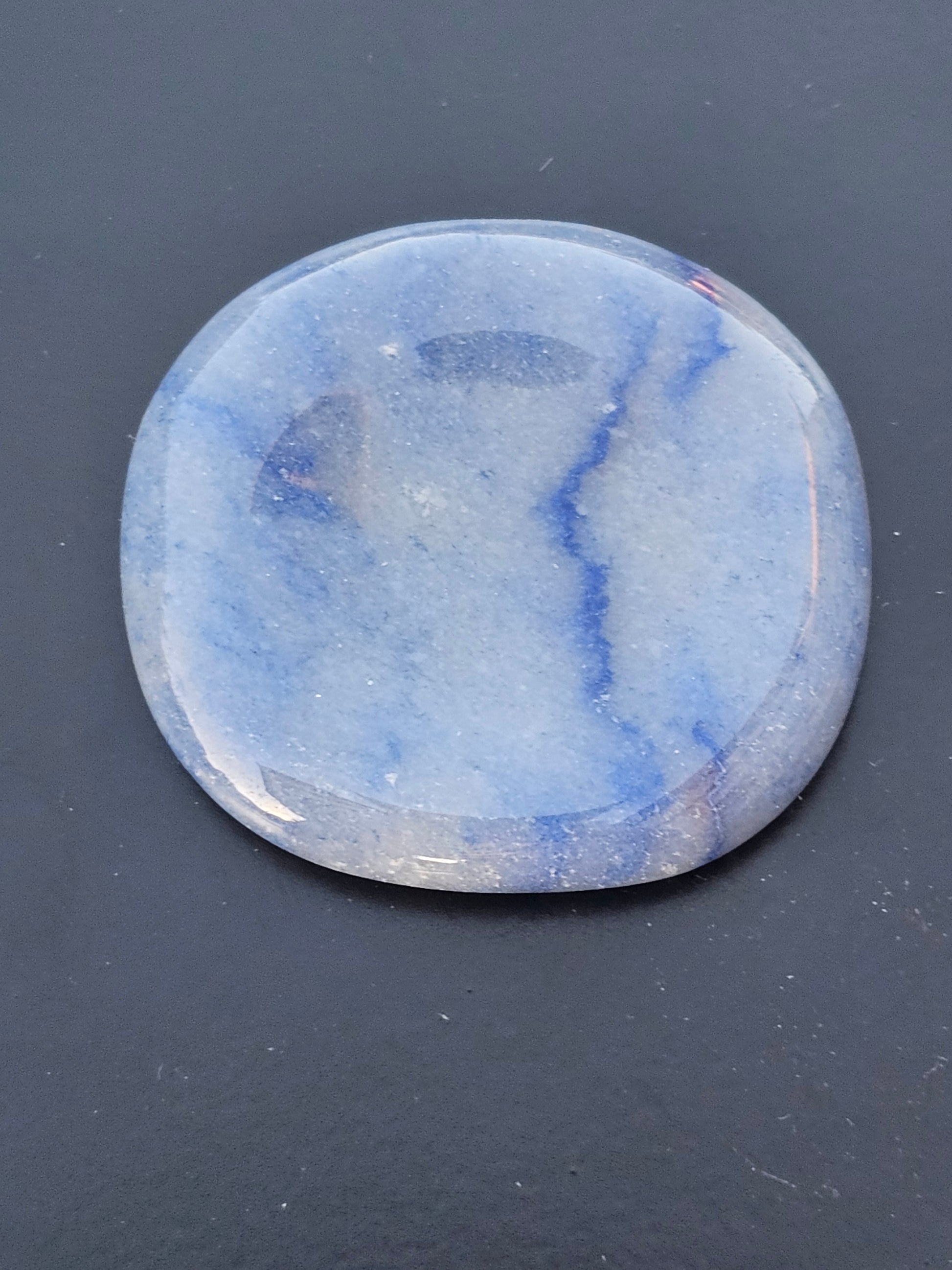 Blue Adventurine Crystal Worry Stone