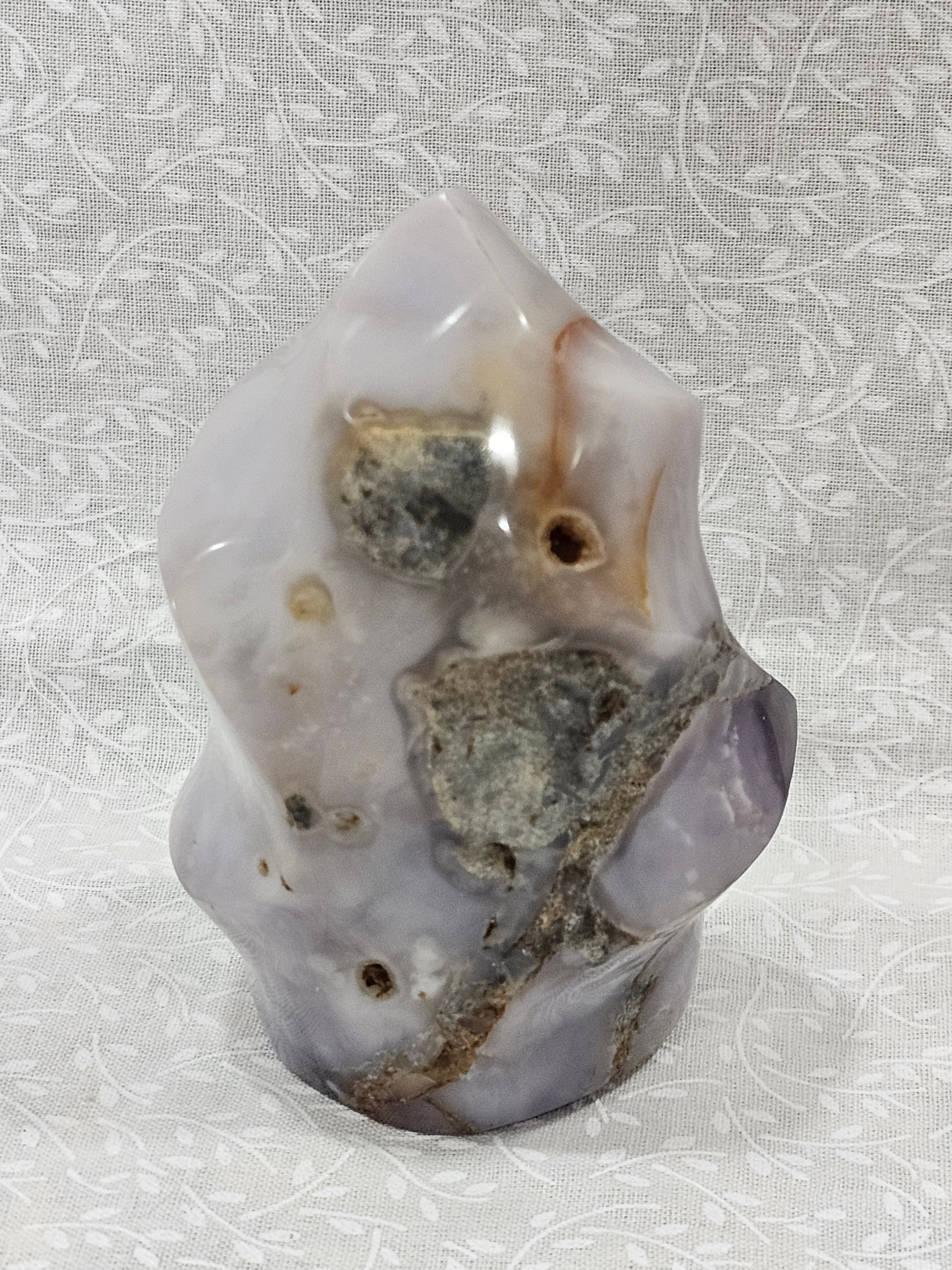 Chalcedony Crystal Flame