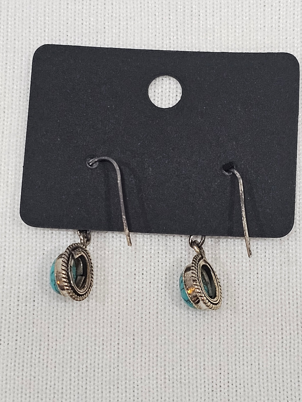 Turquoise Dangle Sterling Silver Earrings