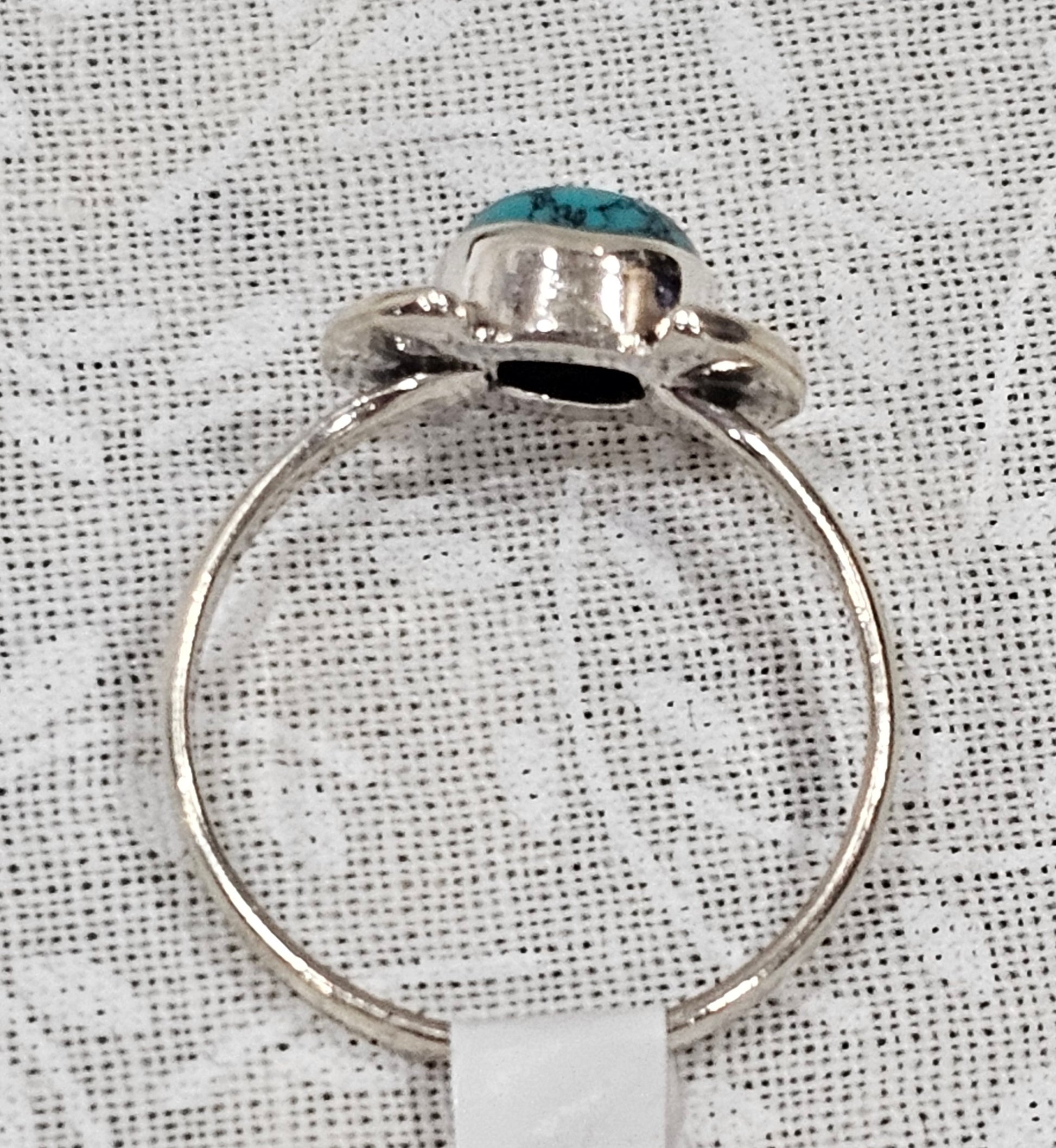 Sterling Silver Turquoise Gemstone Ring 7