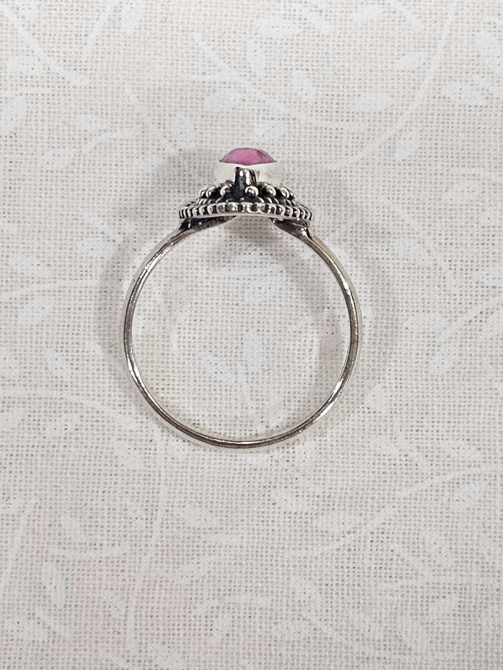 Sterling Silver Cotton Candy Turquoise Ring - Size 8