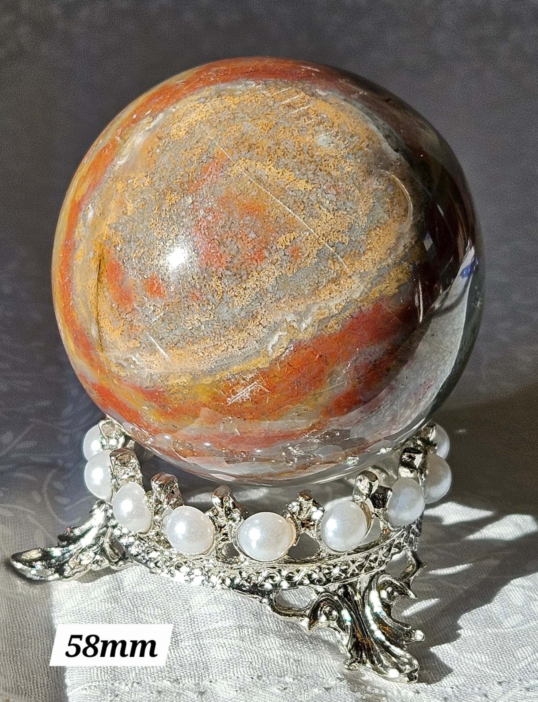 Ocean Jasper Crystal Sphere