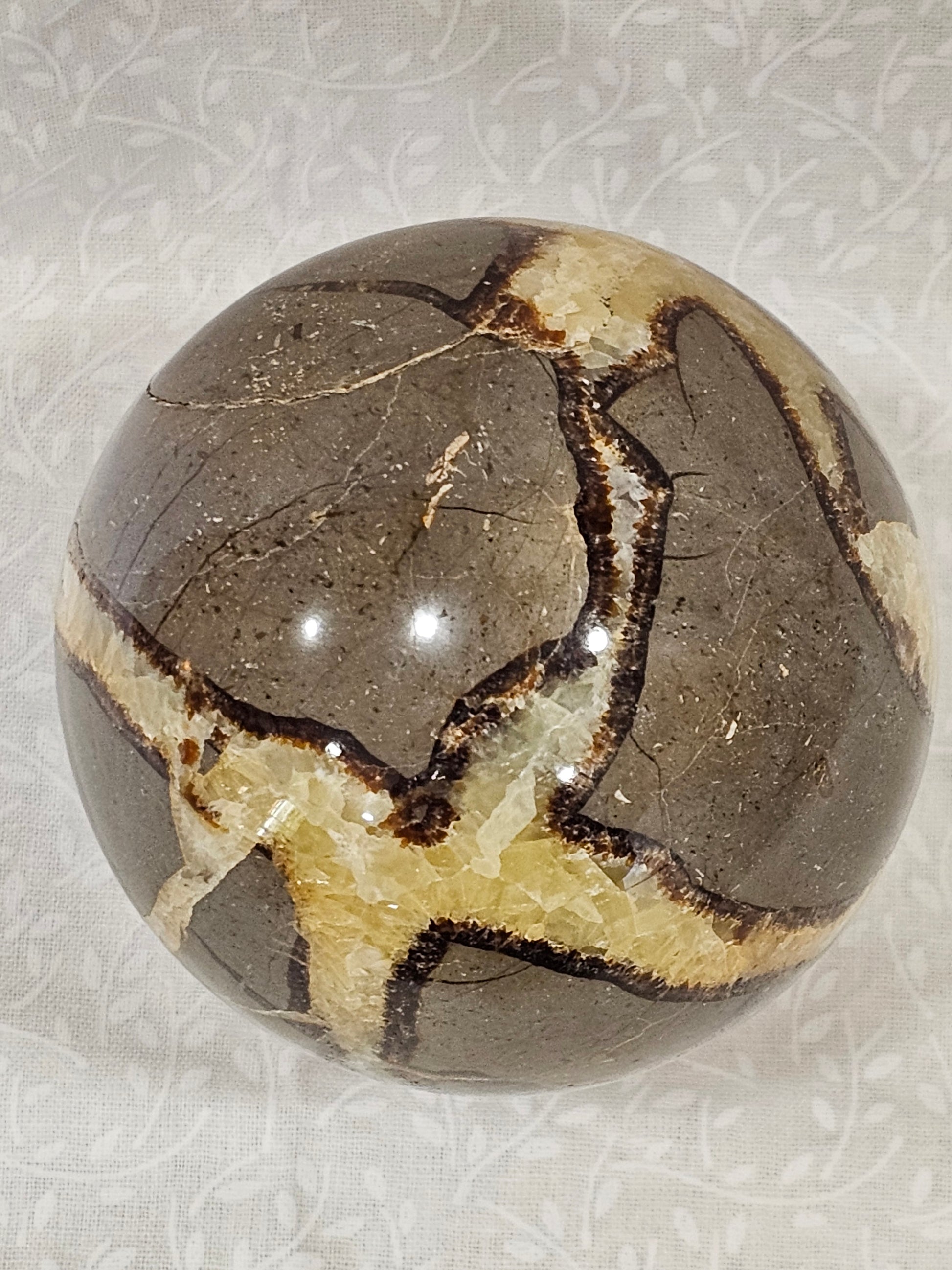 Septarian Crystal Sphere