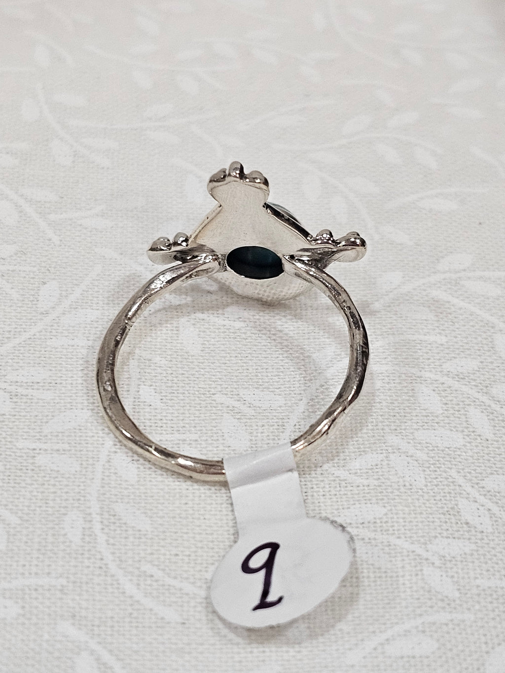 Sterling Silver Turquoise Ring - Size 9