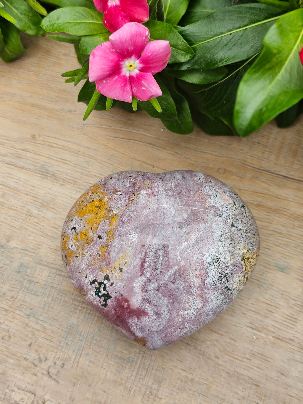 Charoite Crystal Heart 3.1" - Premium Russian Purple Stone Carved Heart