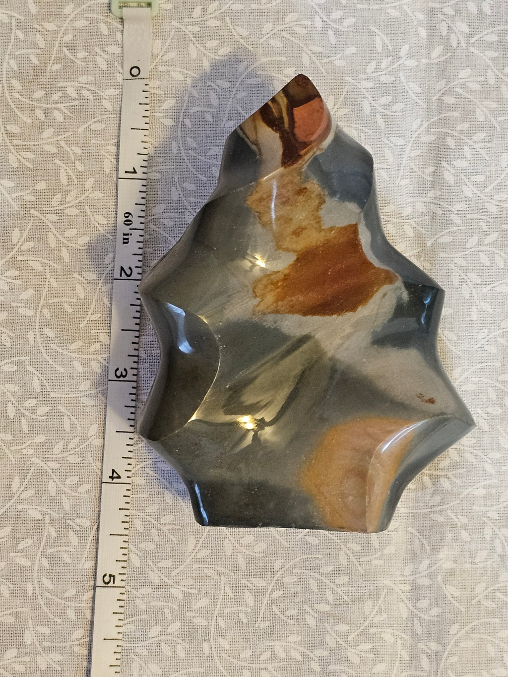Polychrome Jasper Crystal Flame - Natural Stone
