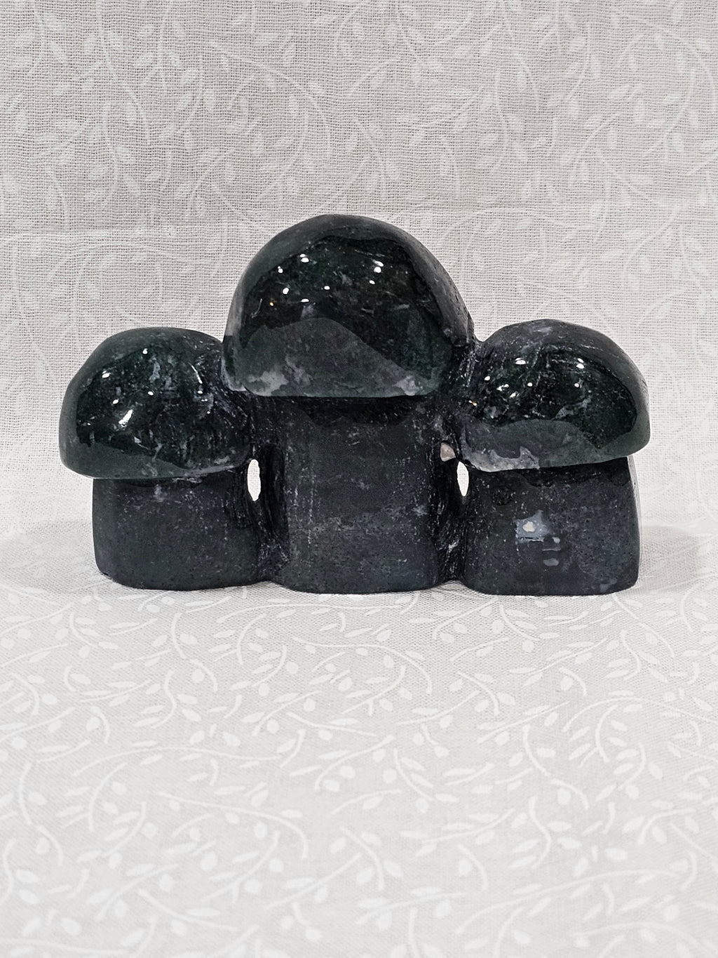 Jasper Crystal Mushroom Trio 3.5 Inch