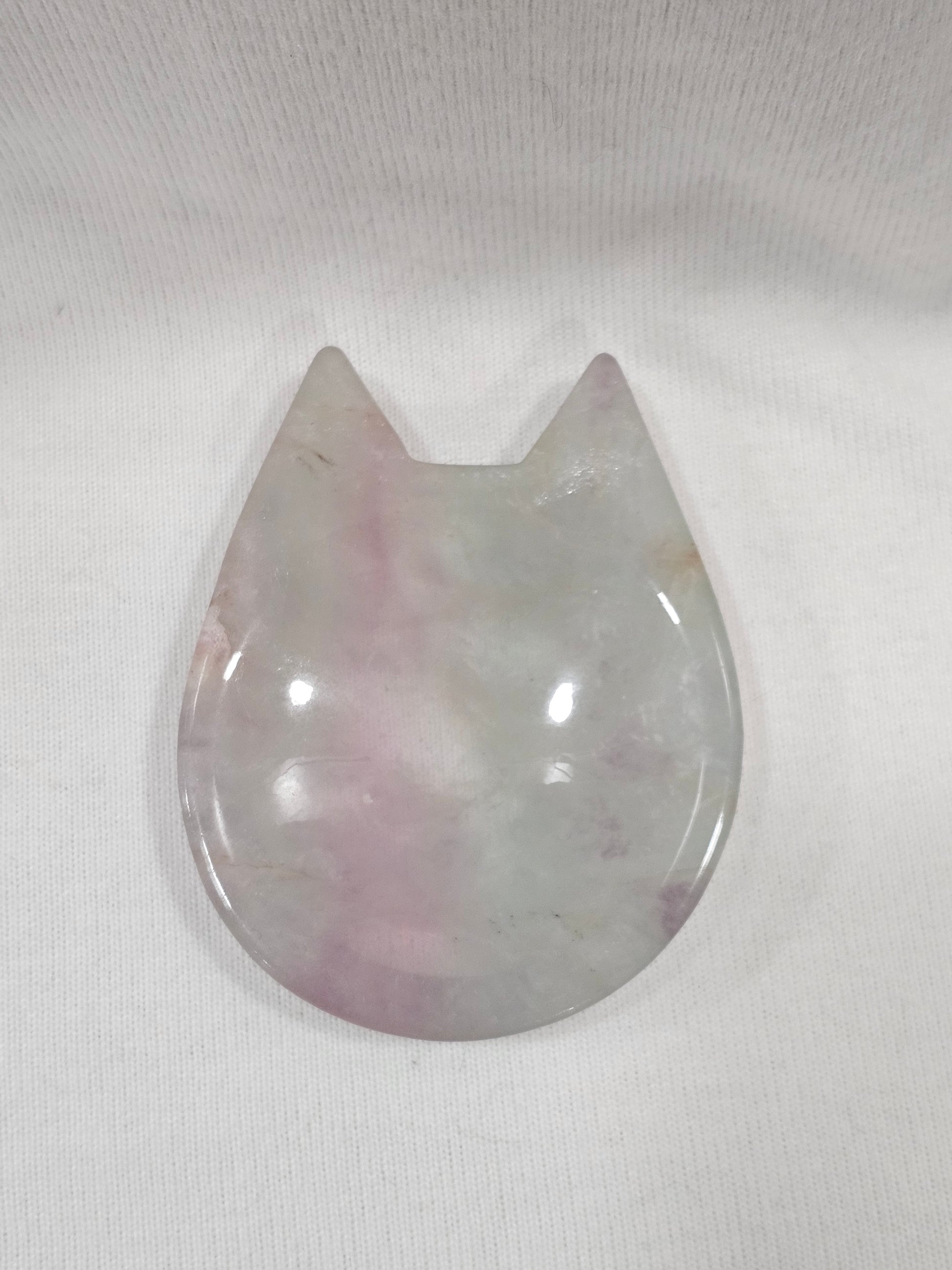 Rainbow Fluorite Cat Bowl