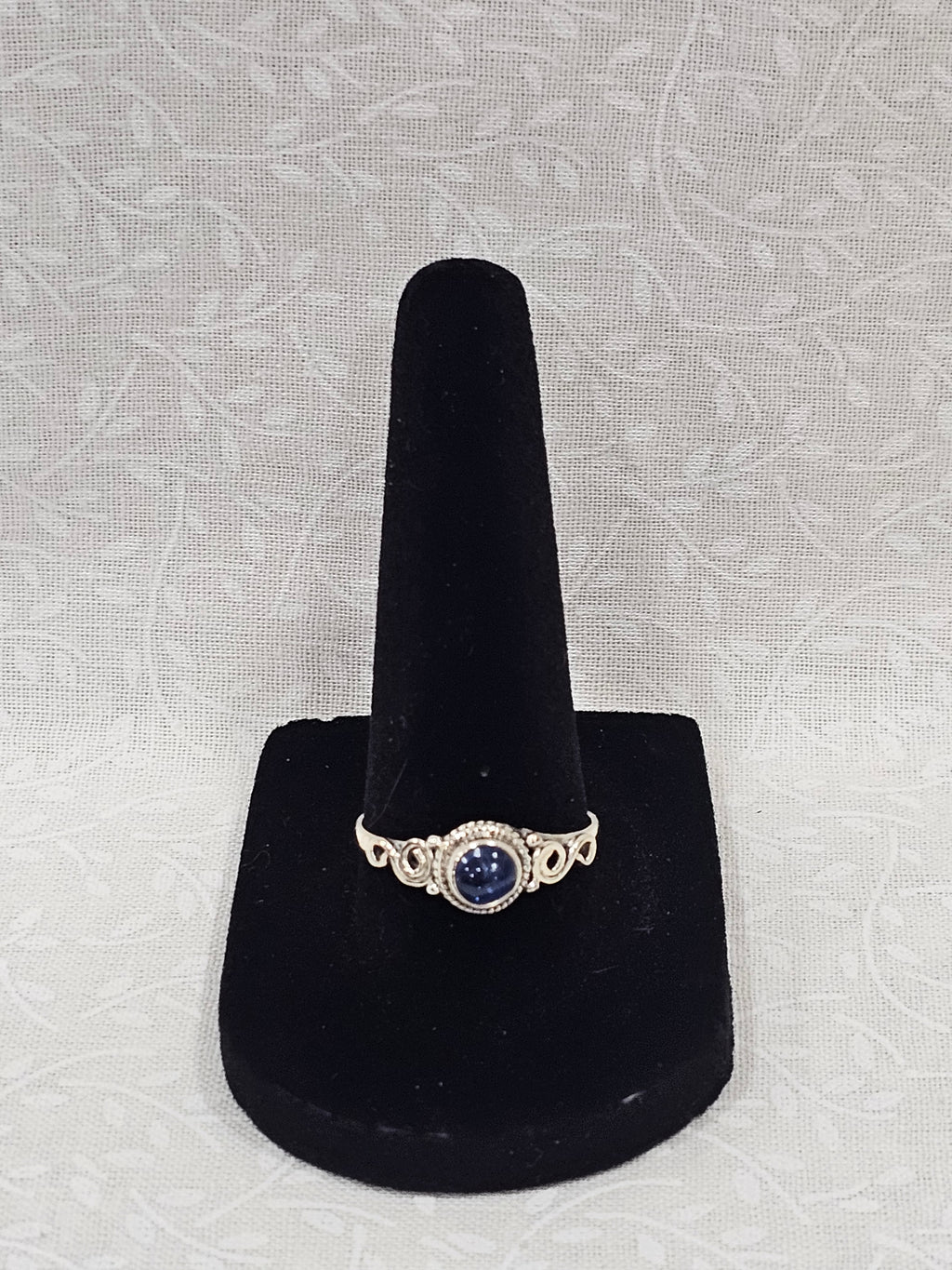 Sterling Silver Kyanite Gemstone Ring 8.5