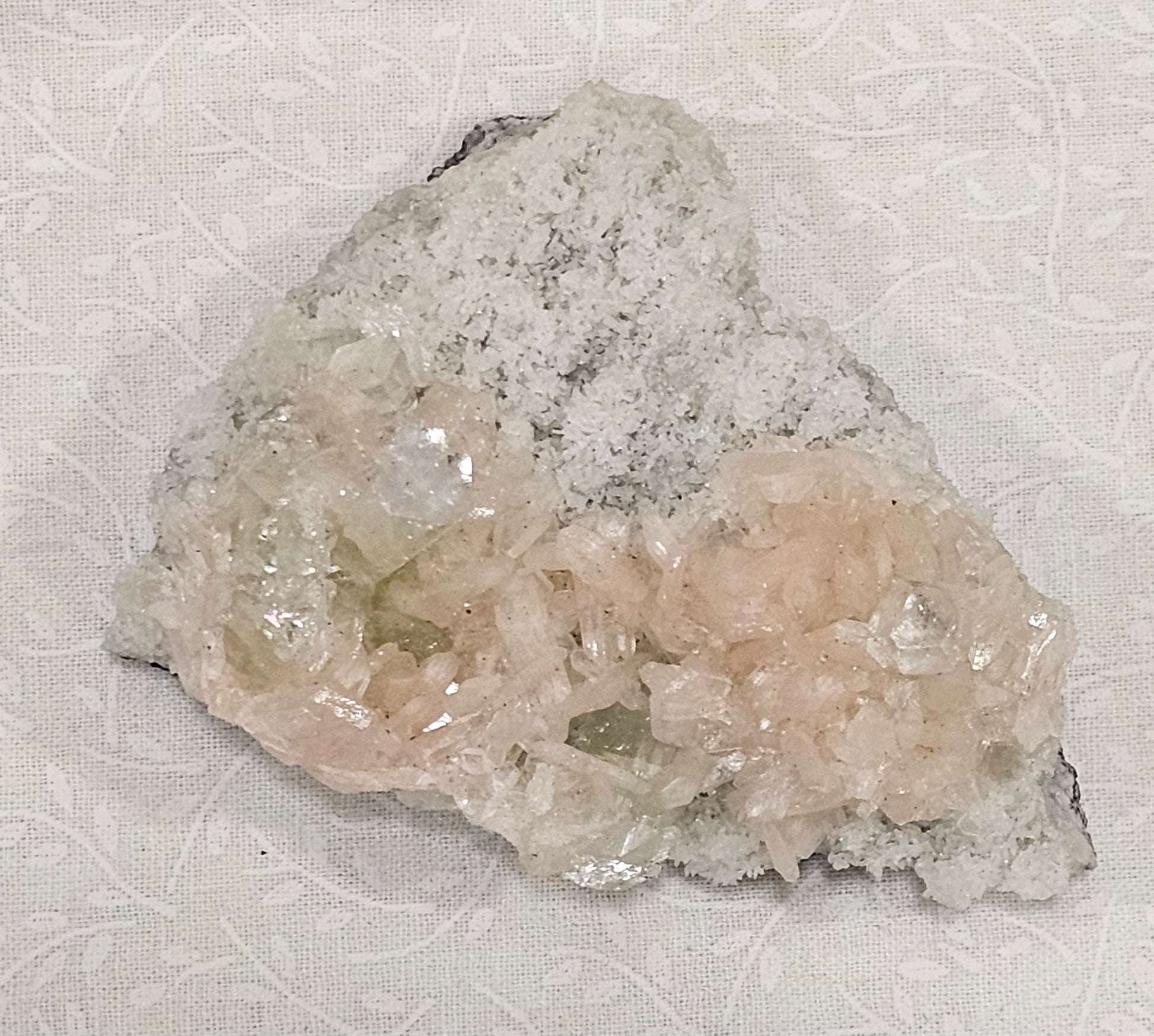 Apophyllite Stillbite Green Apophyllite Raw Crystal Cluster