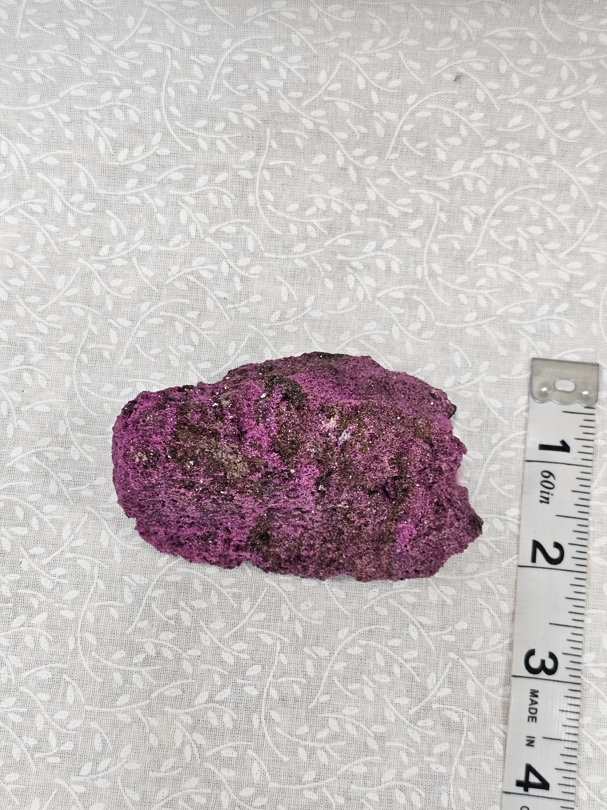 Red Corundum & Pholgo Raw Crystal Very Uvactive