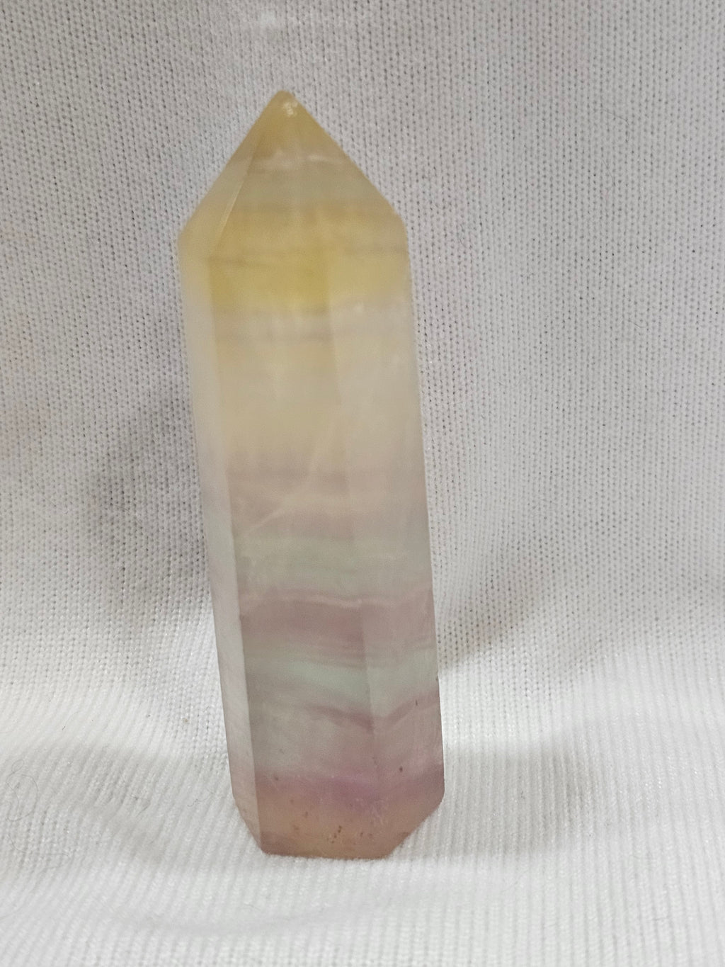 Rainbow Fluorite Crystal Tower