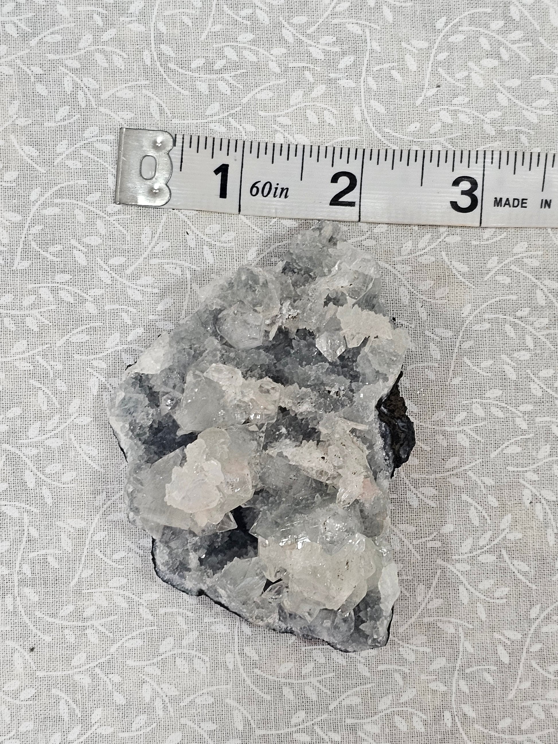 Blue Apophyllite Raw Crystal Cluster