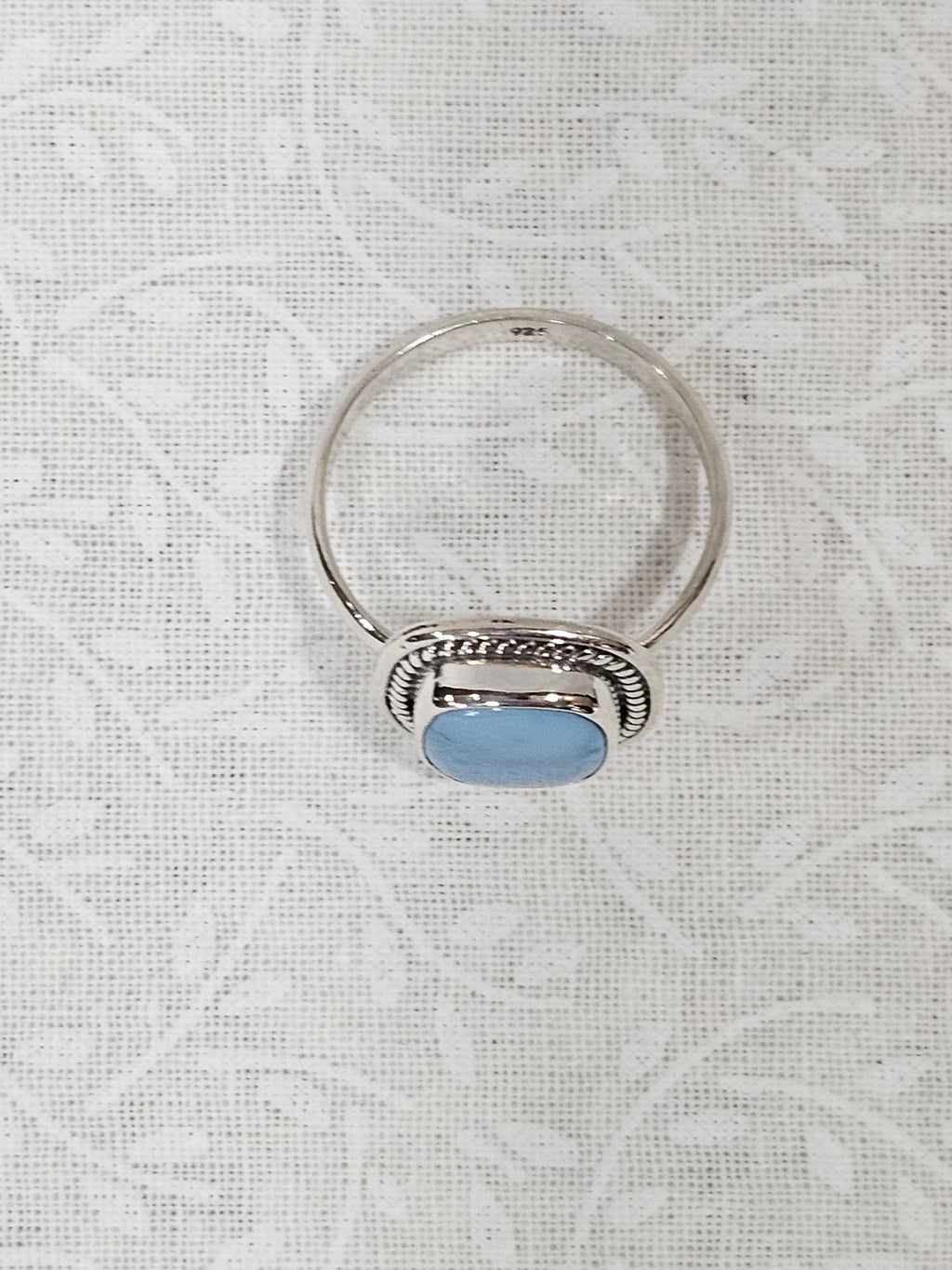 Sterling Silver Larimer Gemstone Ring - Size 7.5