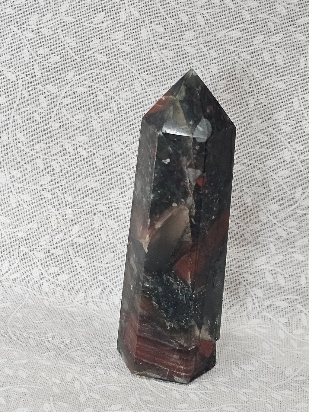 African Bloodstone Crystal Tower