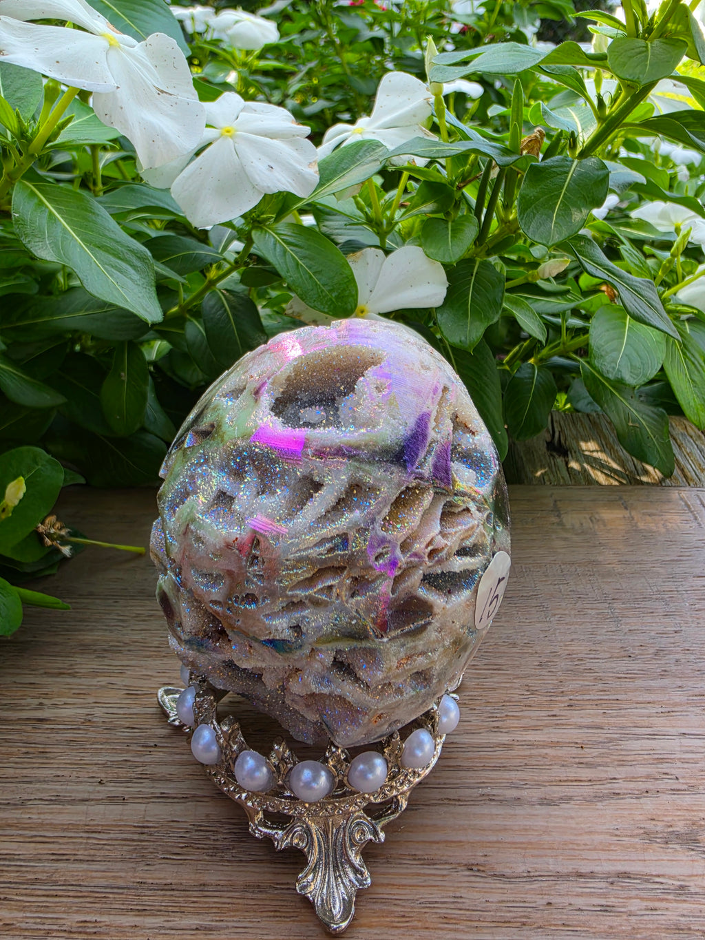 Aura Sphalerite Crystal Egg