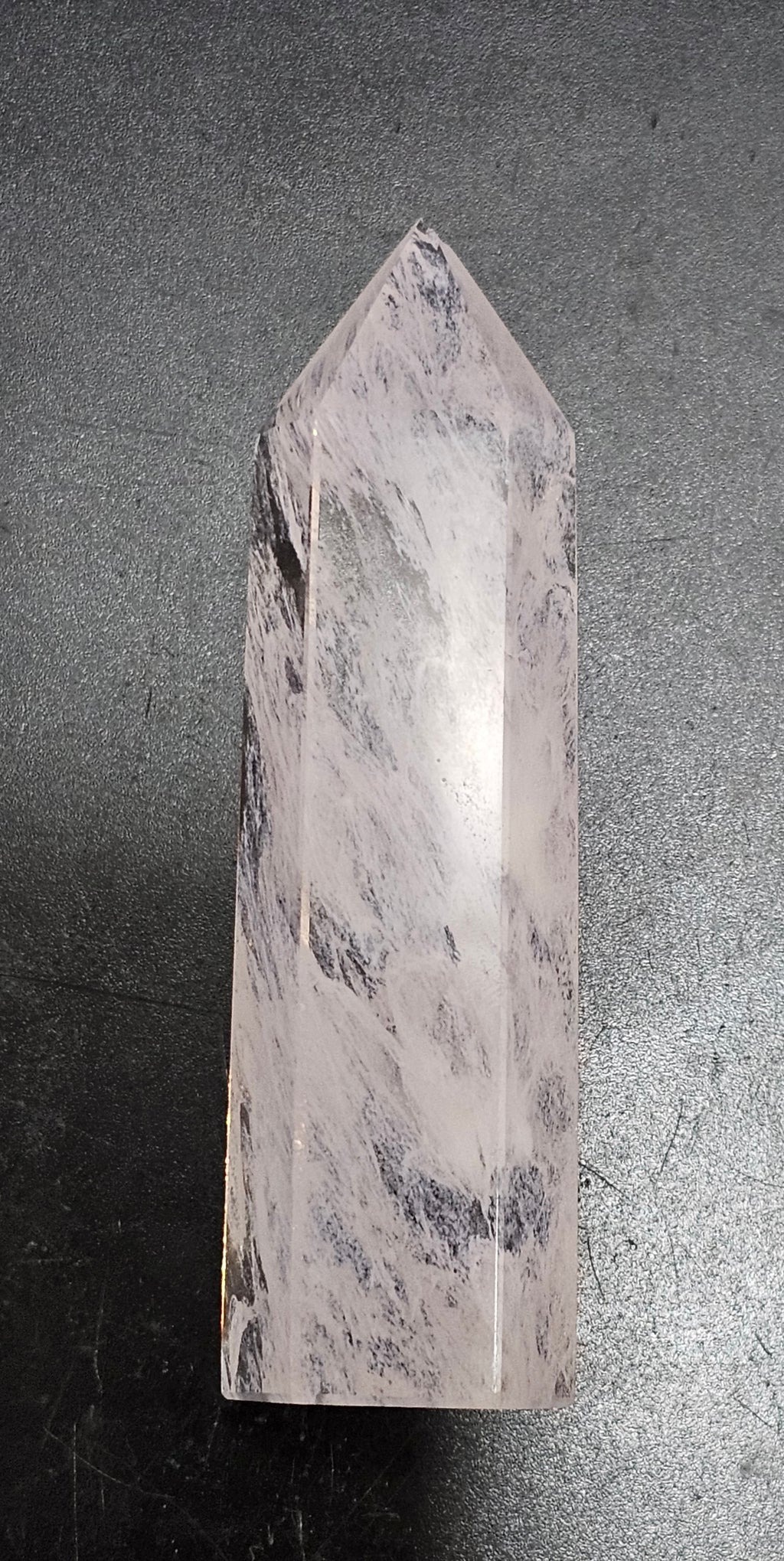 Rose Quartz Crystal Tower