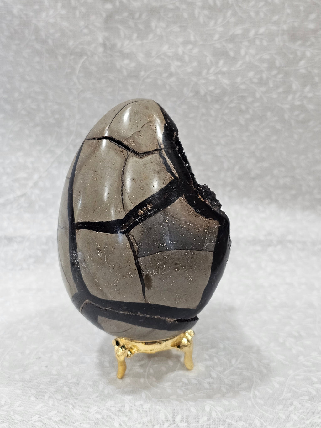 Septarian Crystal Egg