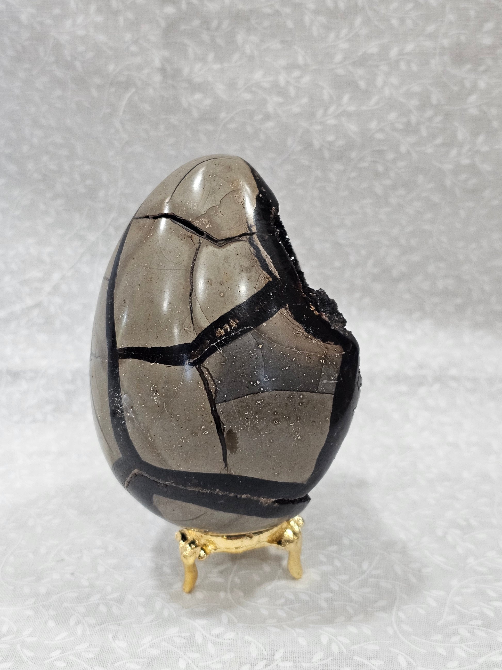 Septarian Crystal Egg