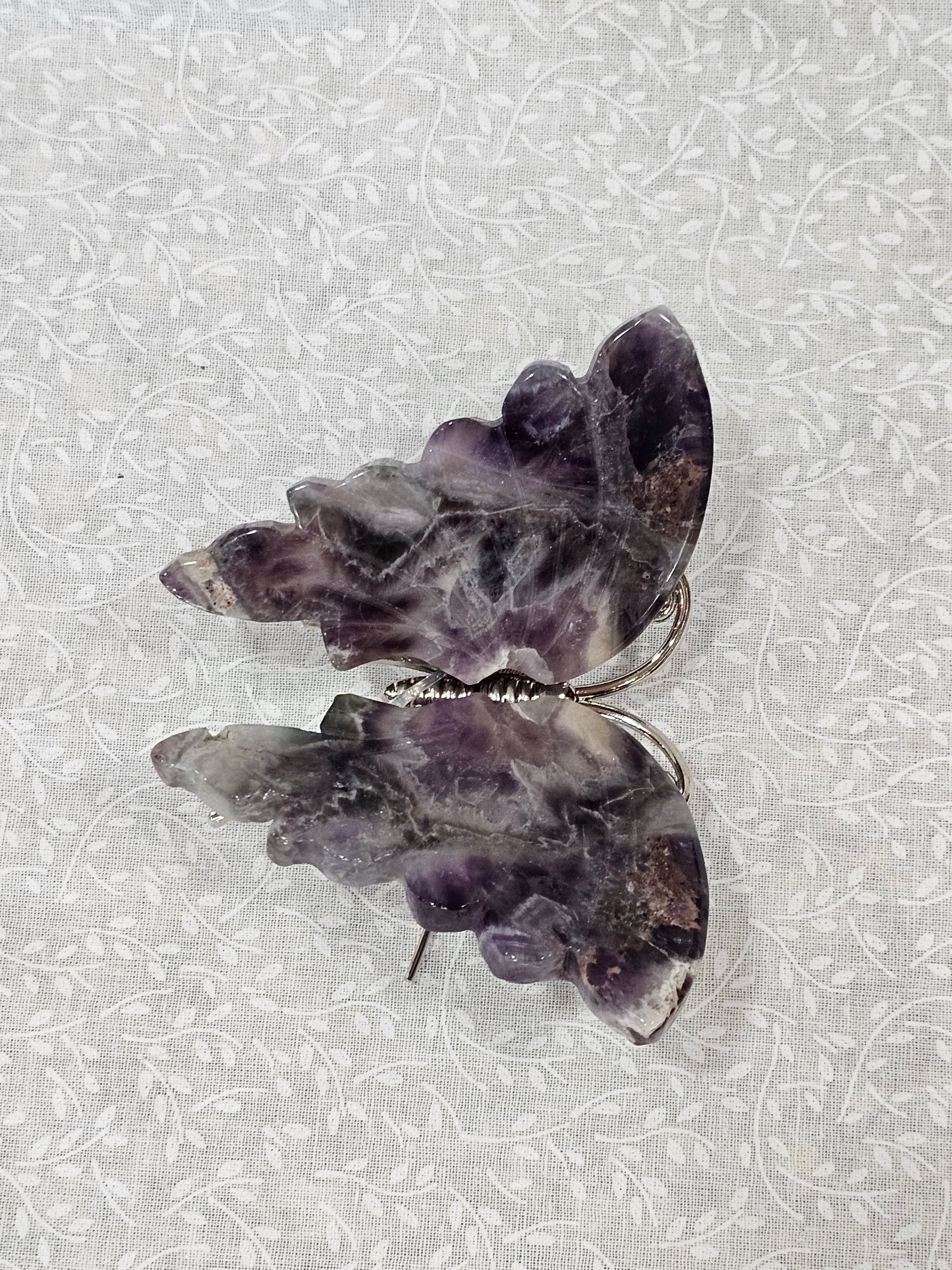 Dream Amethyst Crystal Butterfly 3 Inch