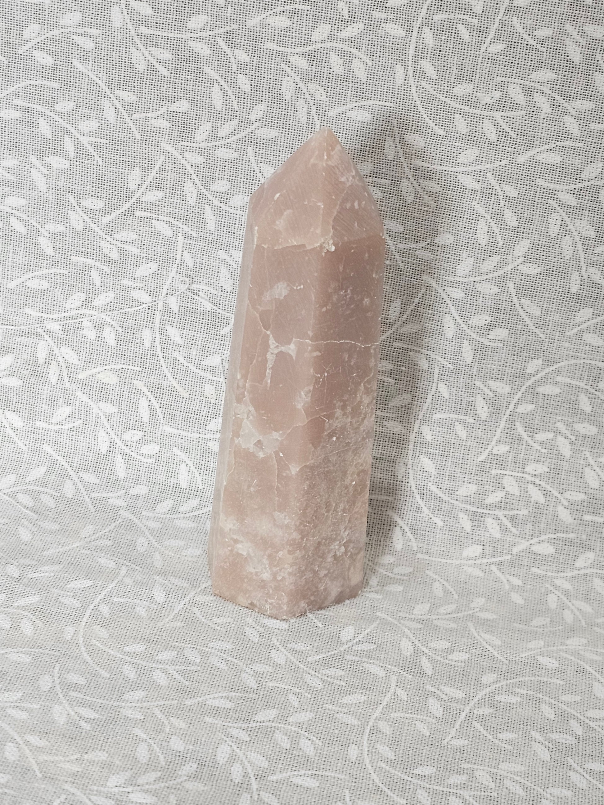 Pink Opal Crystal Tower