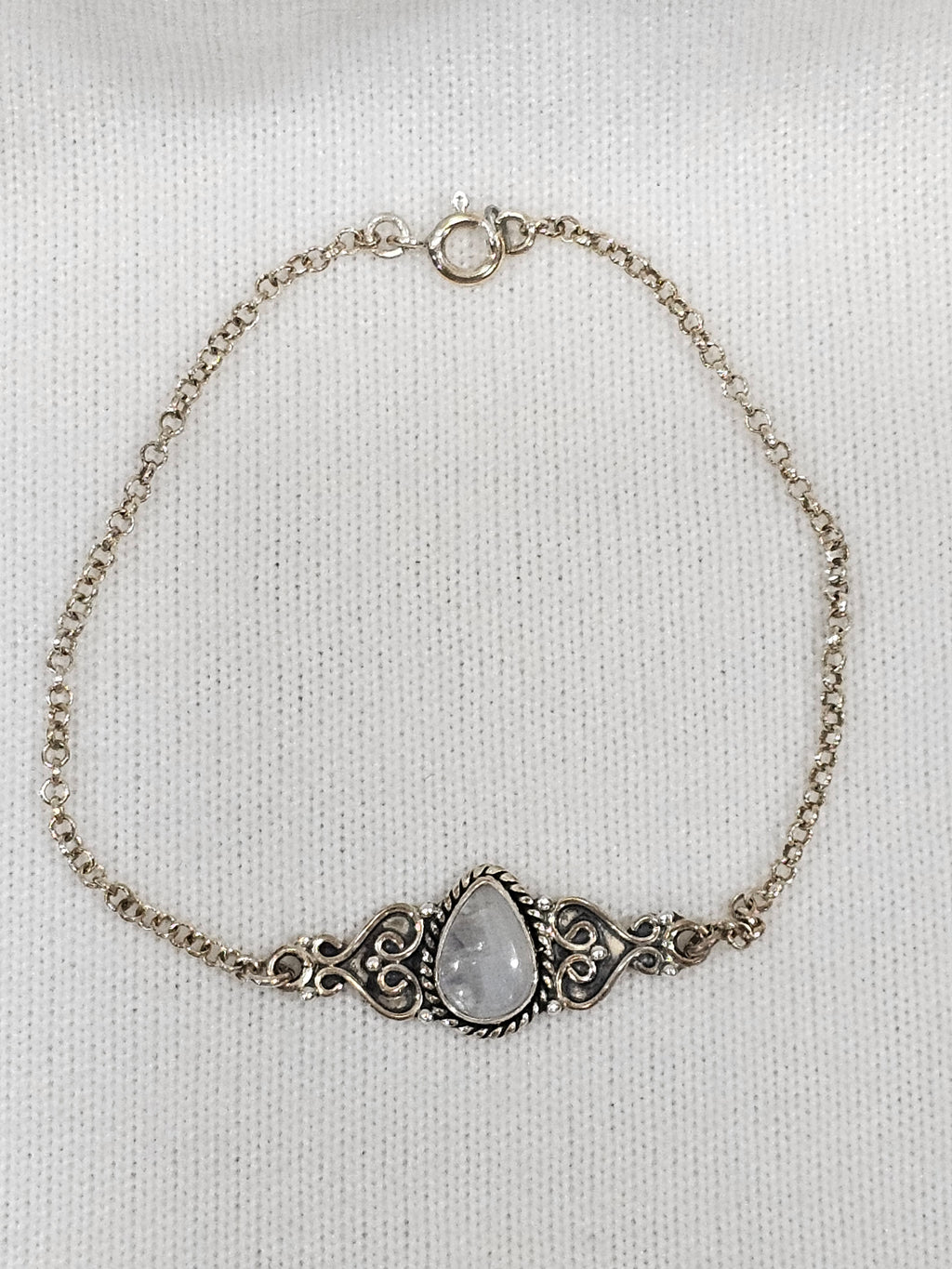 Natural Moonstone Bracelet - Healing Crystal Gemstone Jewelry