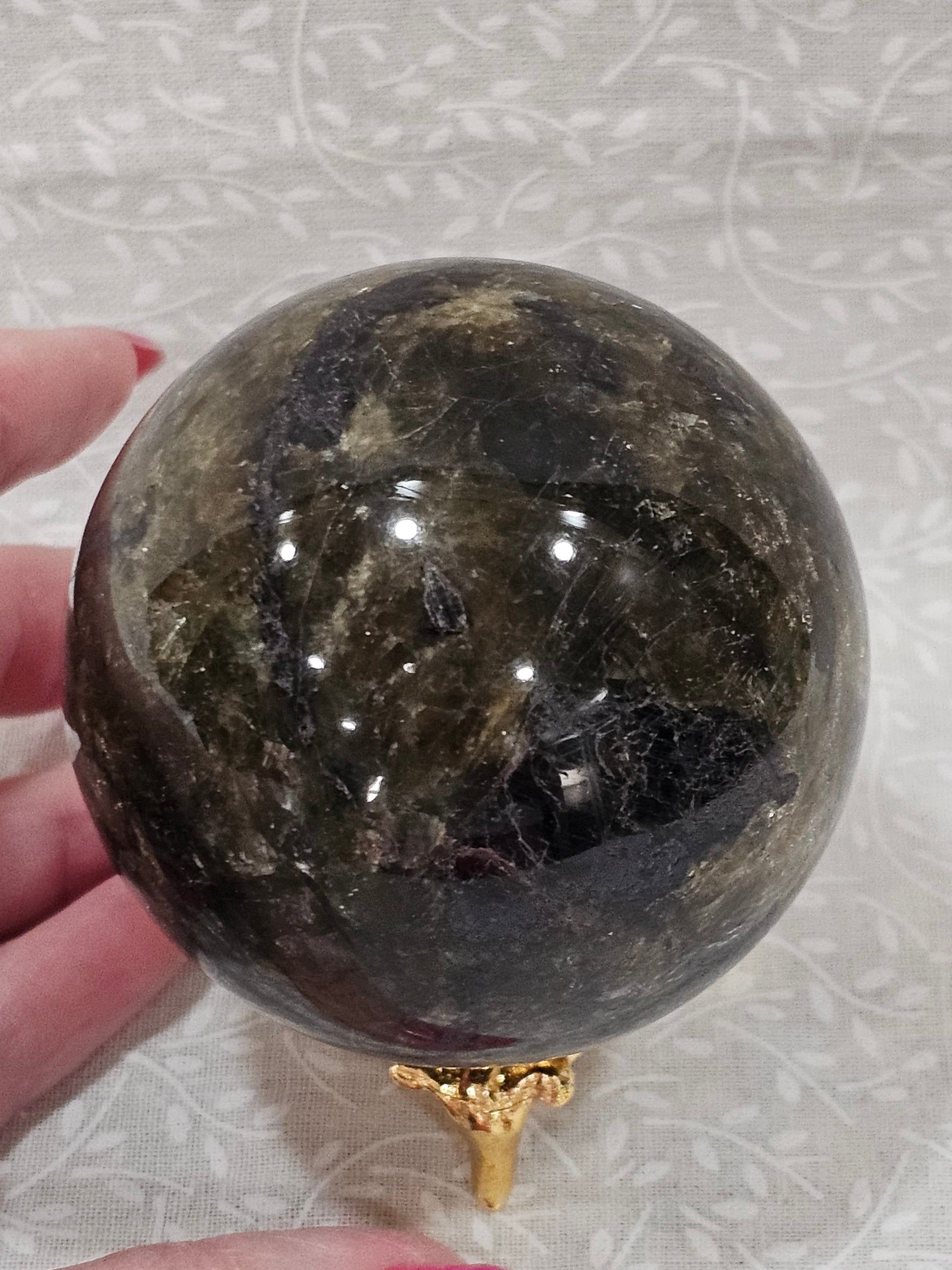 Labradorite Crystal Sphere