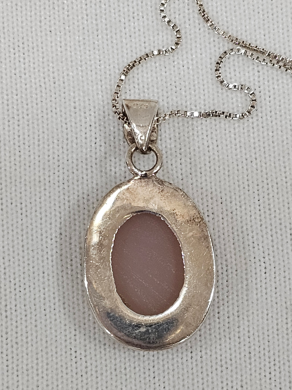 Rose Quartz Necklace - Sterling Silver with Adjustable 18" to 20" Chain