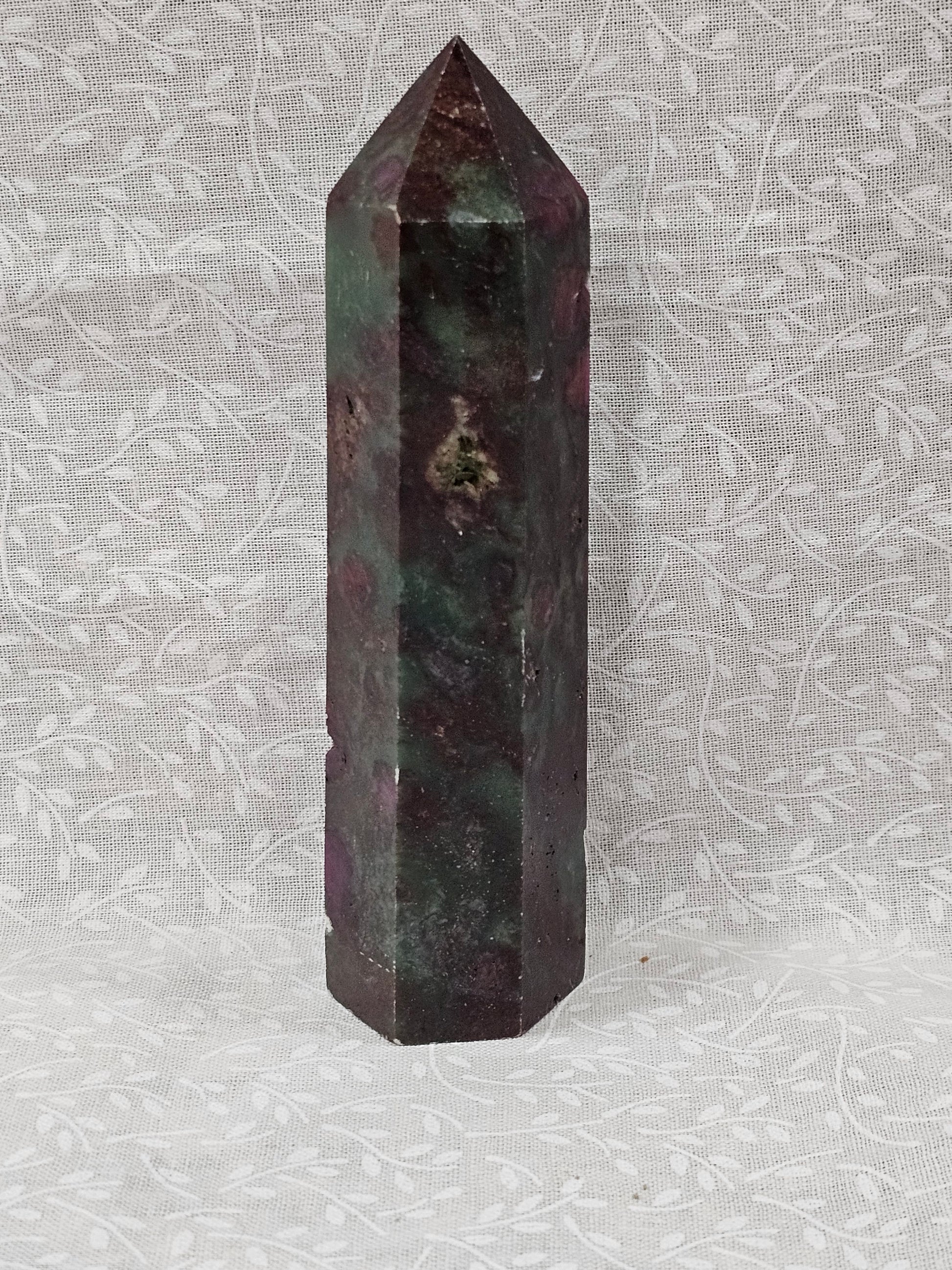 Ruby Kyanite Crystal Tower