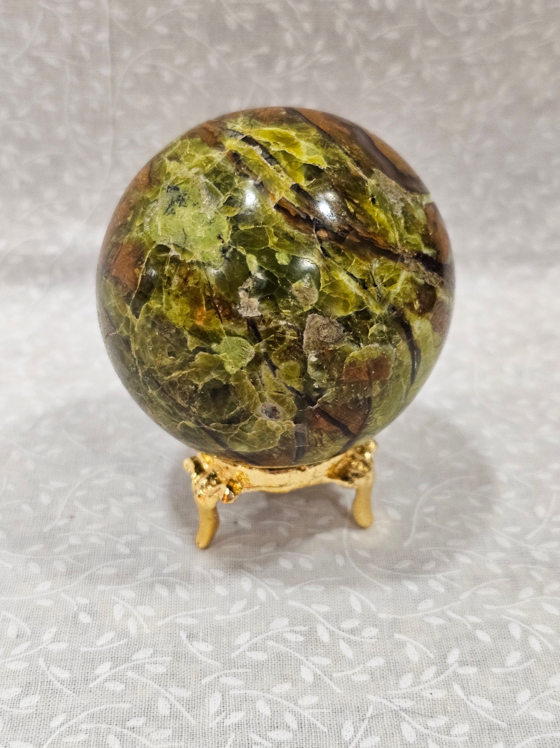 Green Opal Crystal Sphere