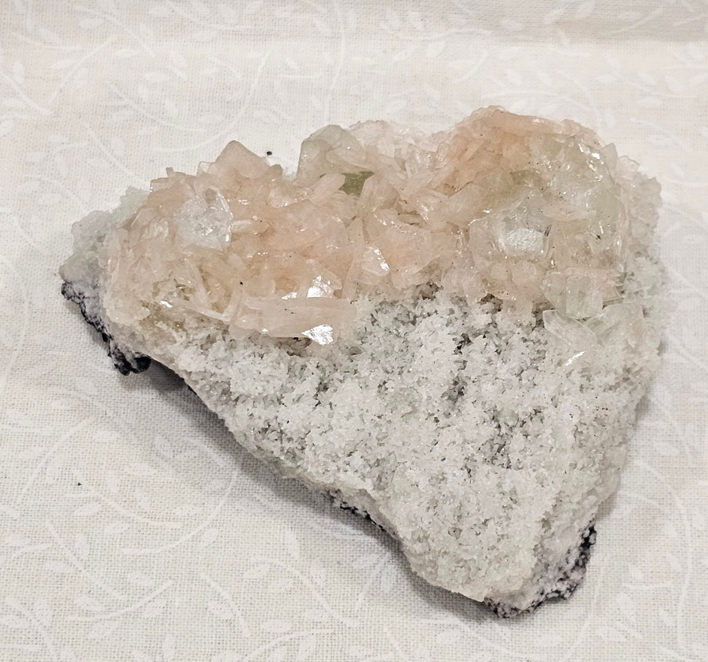 Apophyllite Stillbite Green Apophyllite Raw Crystal Cluster