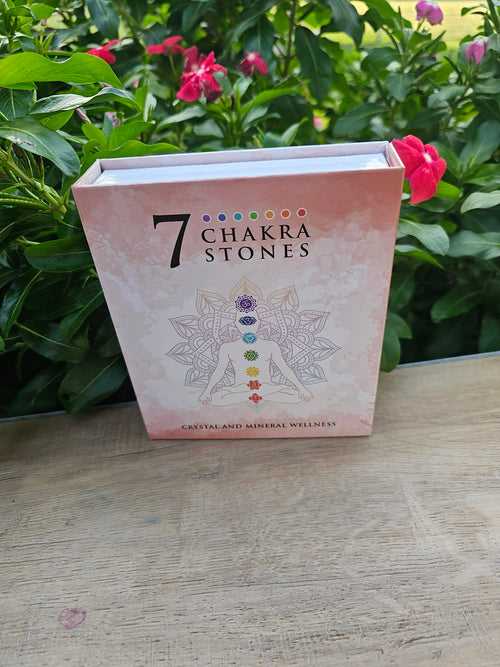 7 Chakra Stones Set - Natural Healing Crystals for Balance & Energy