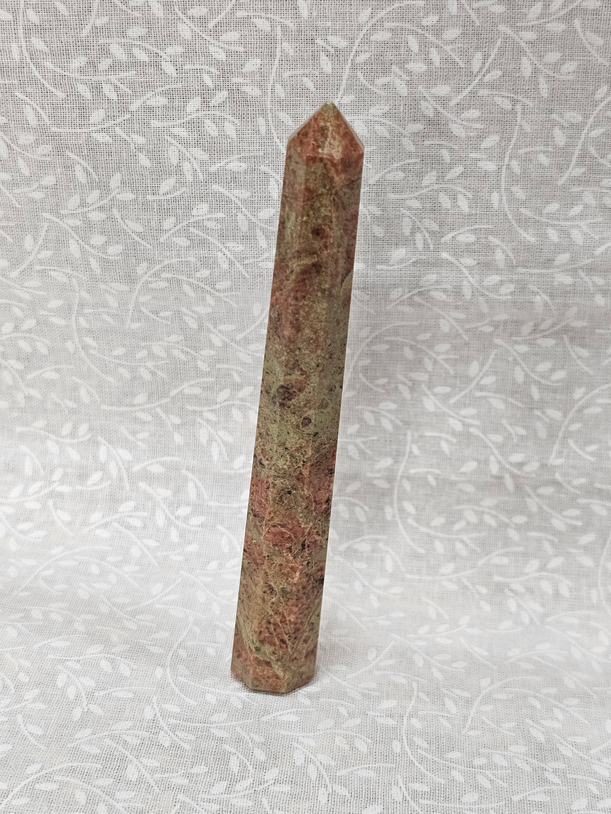 Unakite Crystal Tower