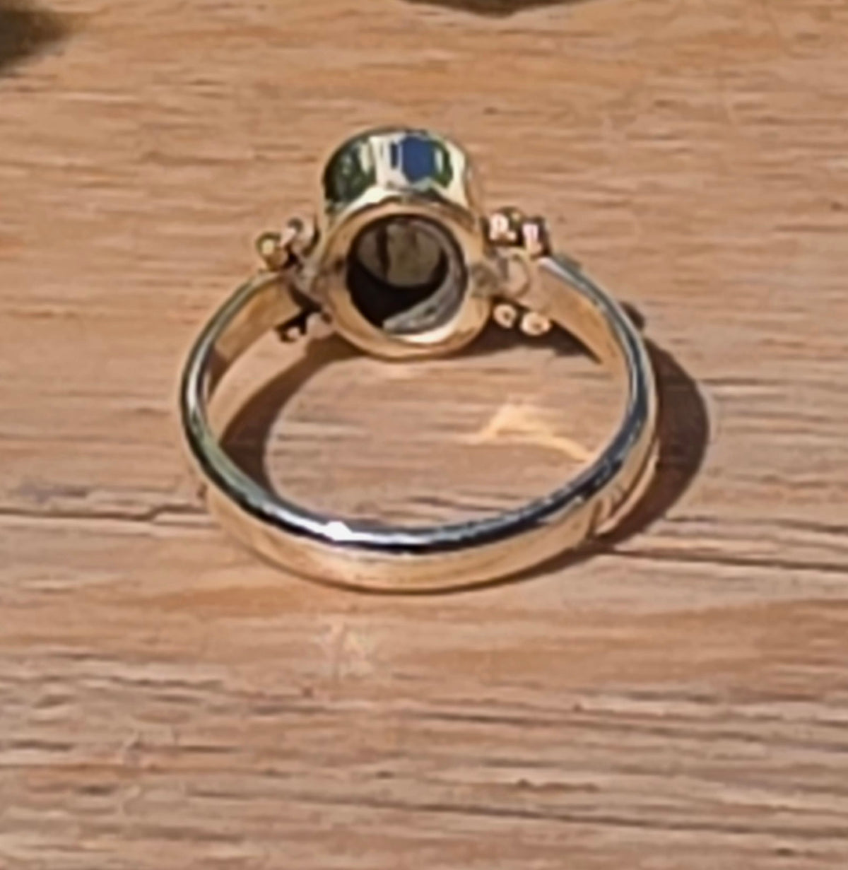 Moonstone Gemstone Sterling Silver Ring - Size 6