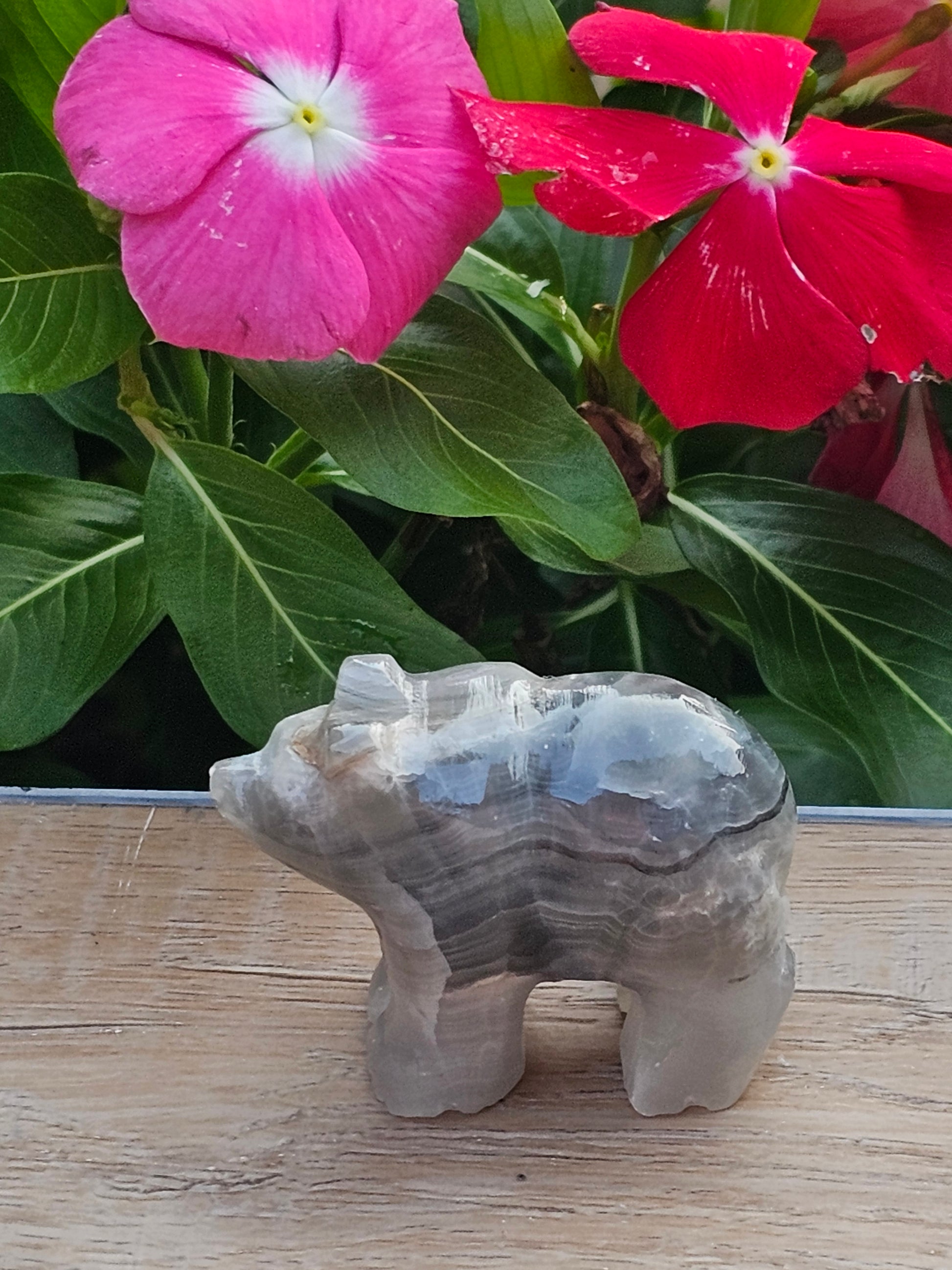 Agate Crystal Bear