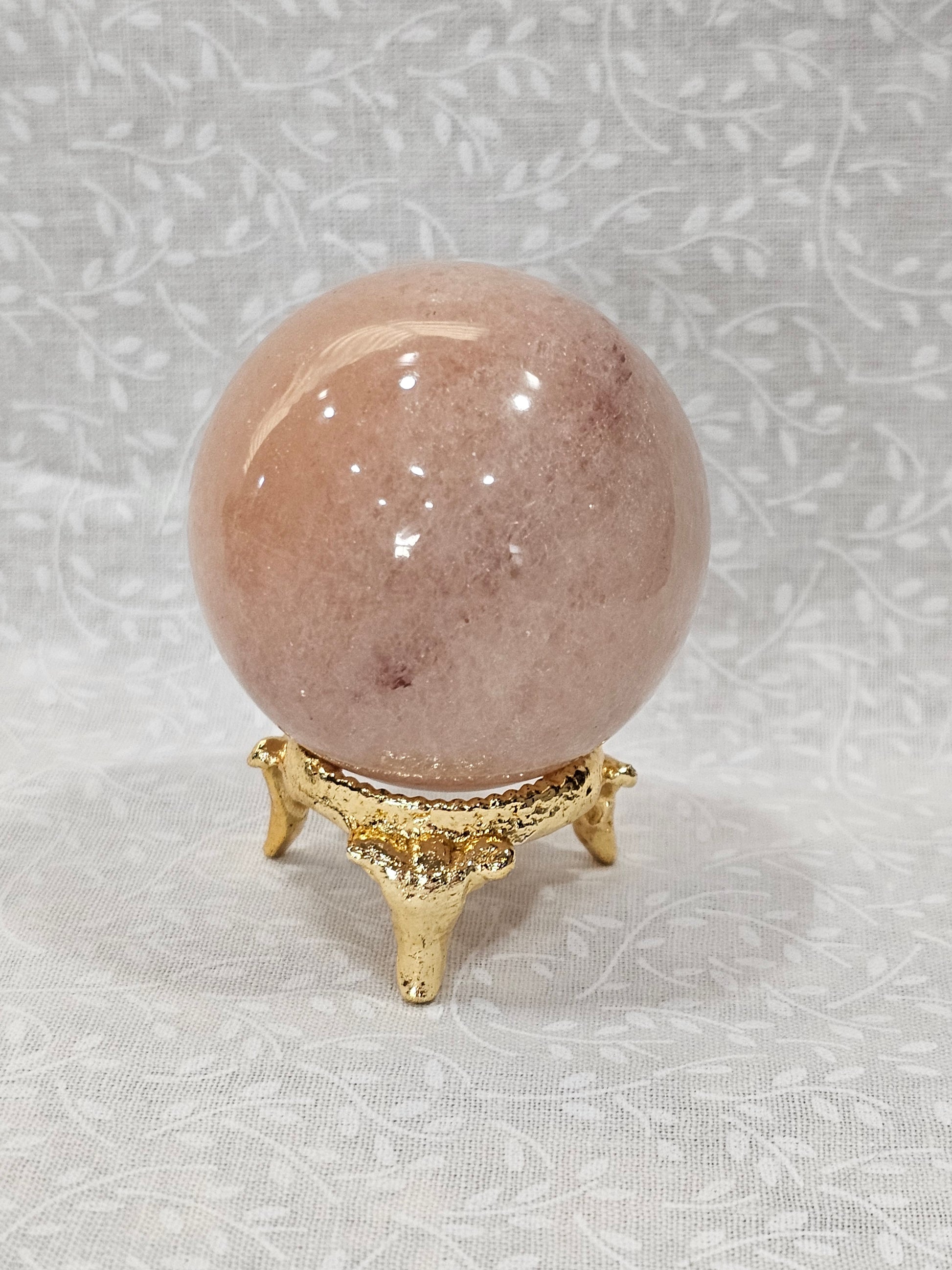 Strawberry Quartz Crystal Sphere