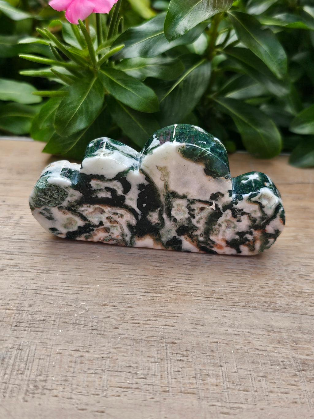 Moss Agate Crystal Cloud - Natural Healing Stone