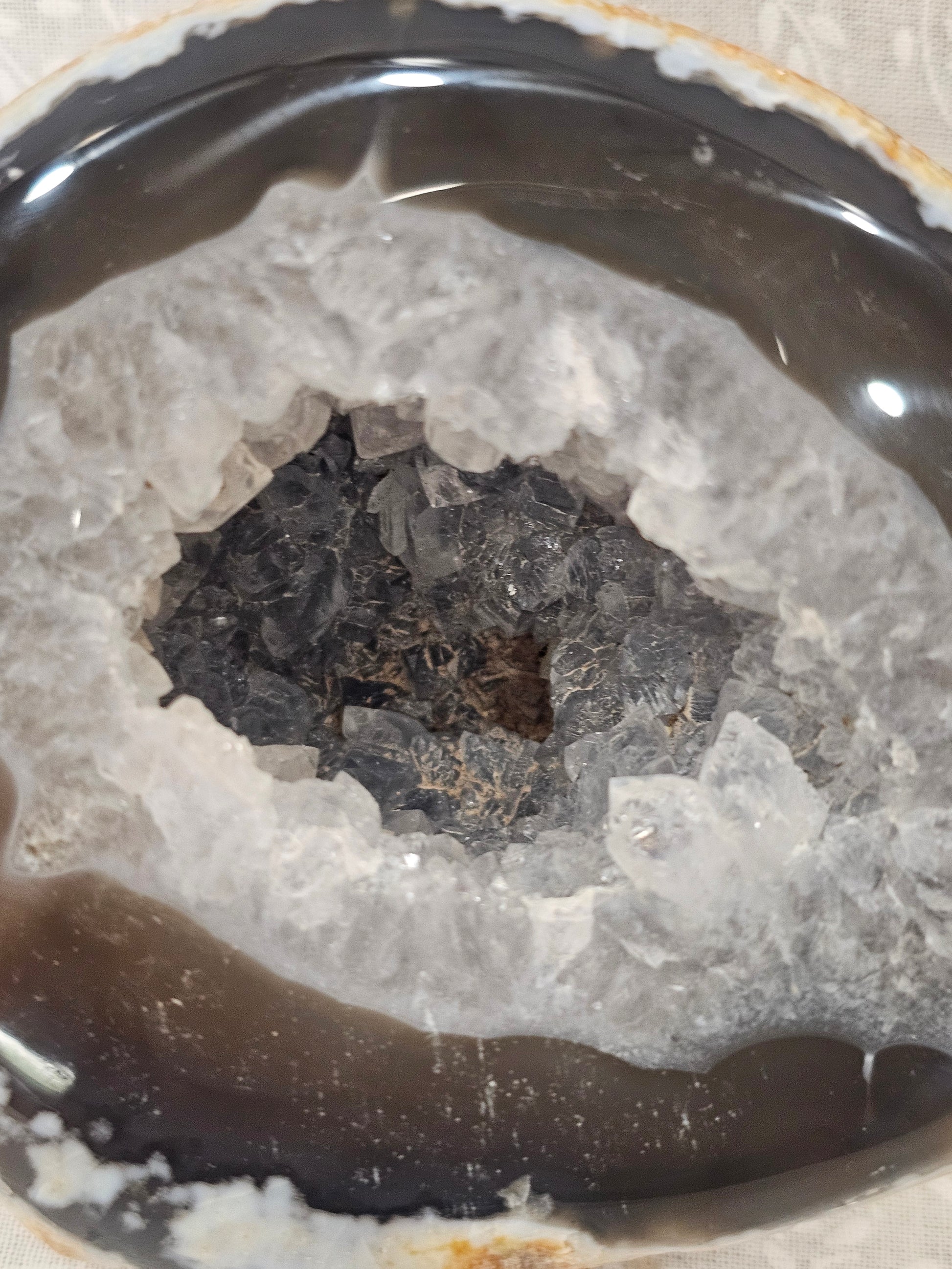 Agate Raw Crystal Geode