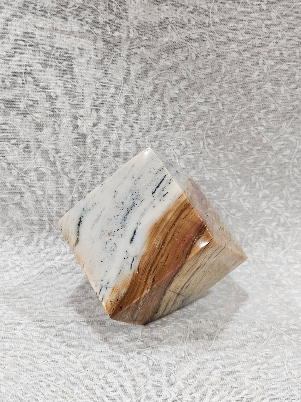 Ocean Jasper Crystal Cube 2.5 Inch