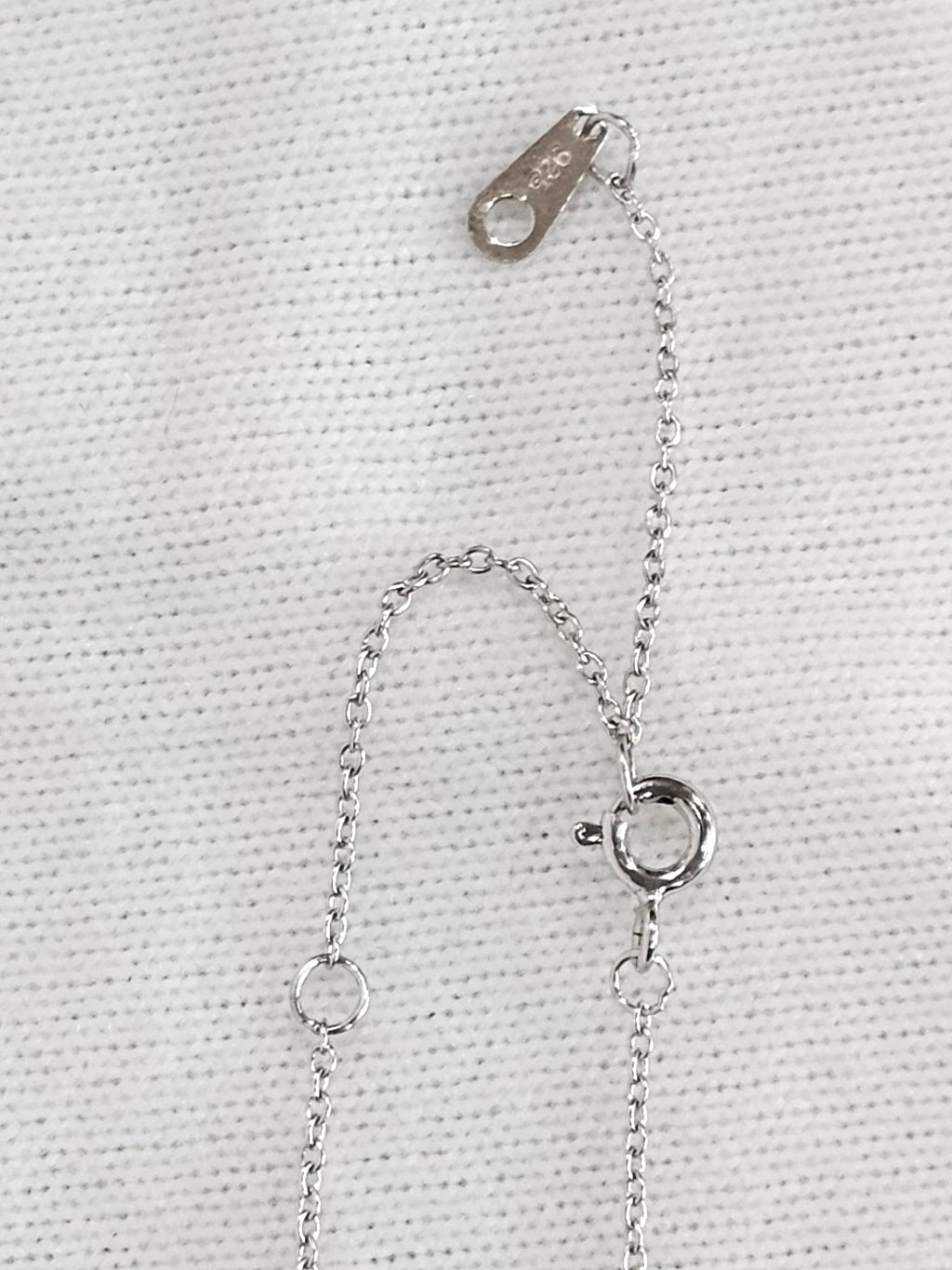 Sterling Silver Bear Pendant Chain Necklace 18 Inch