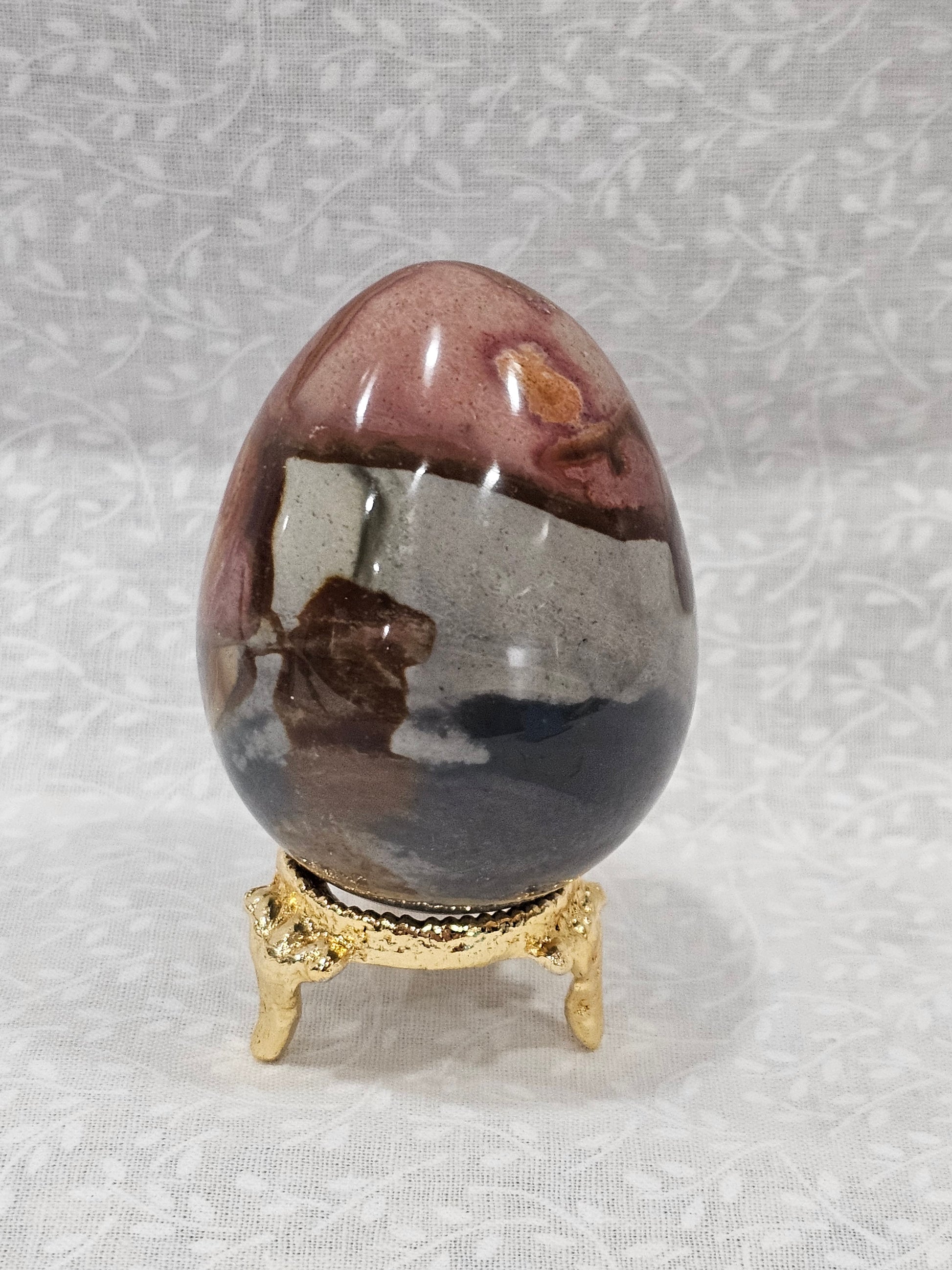 Polychrome Jasper Crystal Egg 1.8 Inch