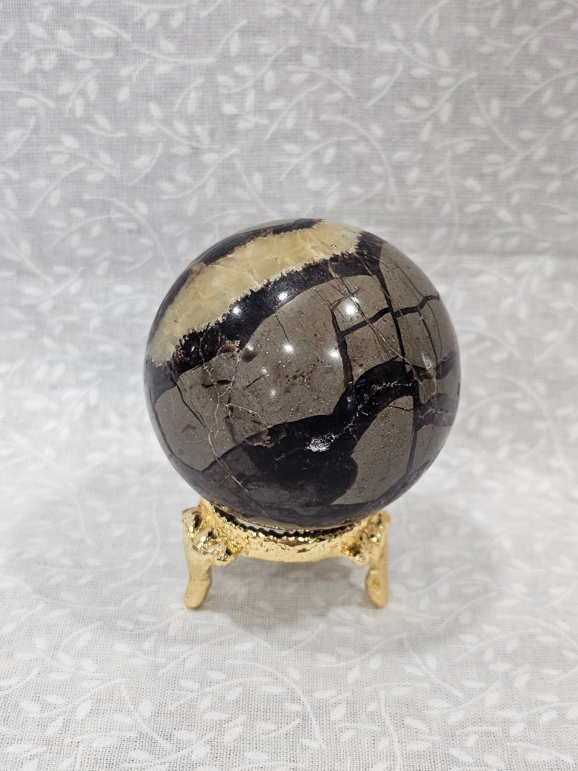 Septarian Crystal Sphere