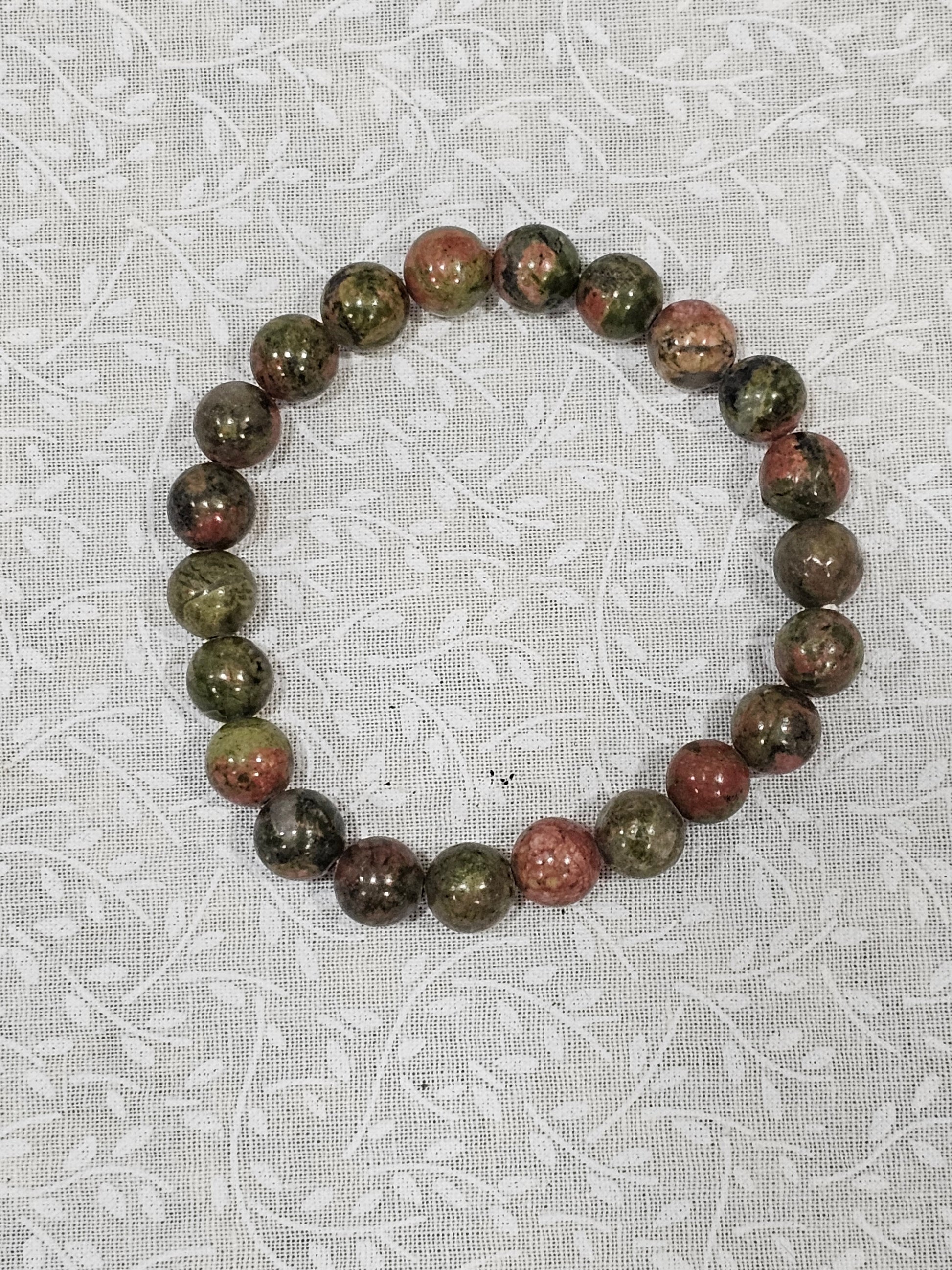 Unakite Crystal Bracelet