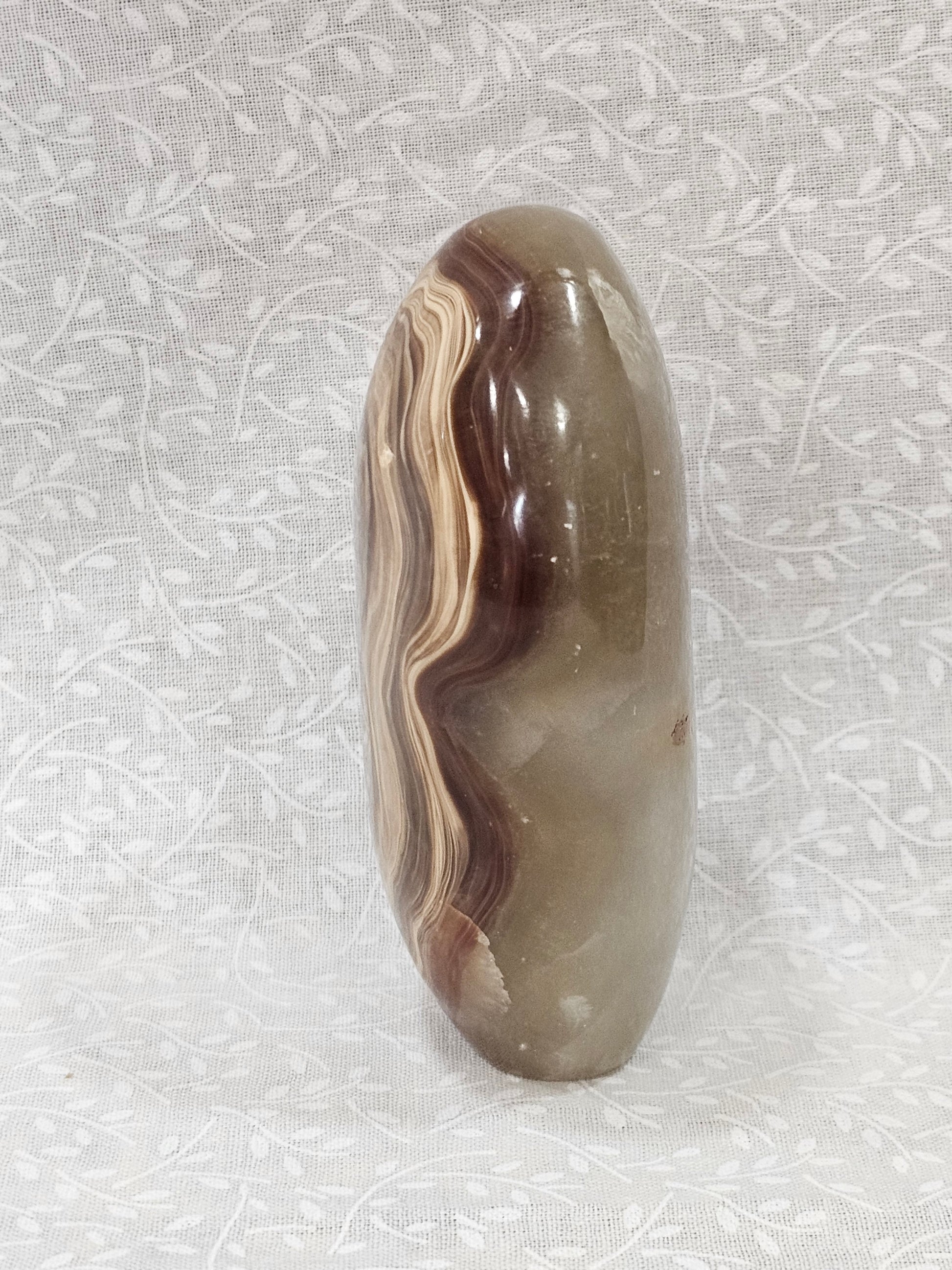 Chocolate Calcite Brown Aragonite Crystal Free Form 4 Inch