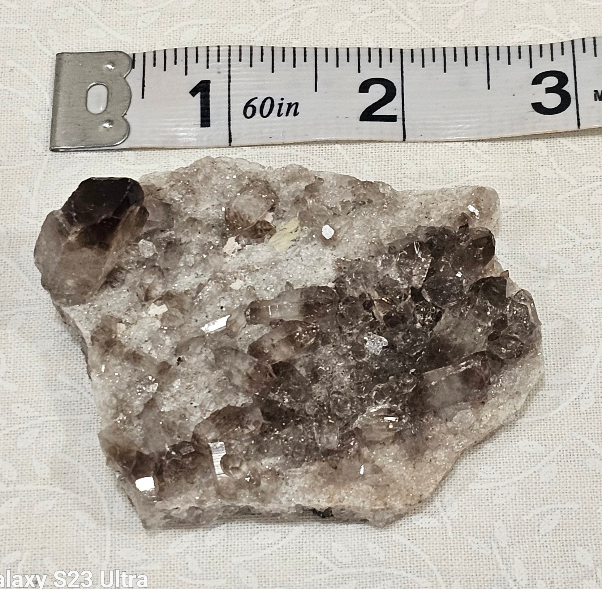 Smokey Quartz Raw Crystal Cluster
