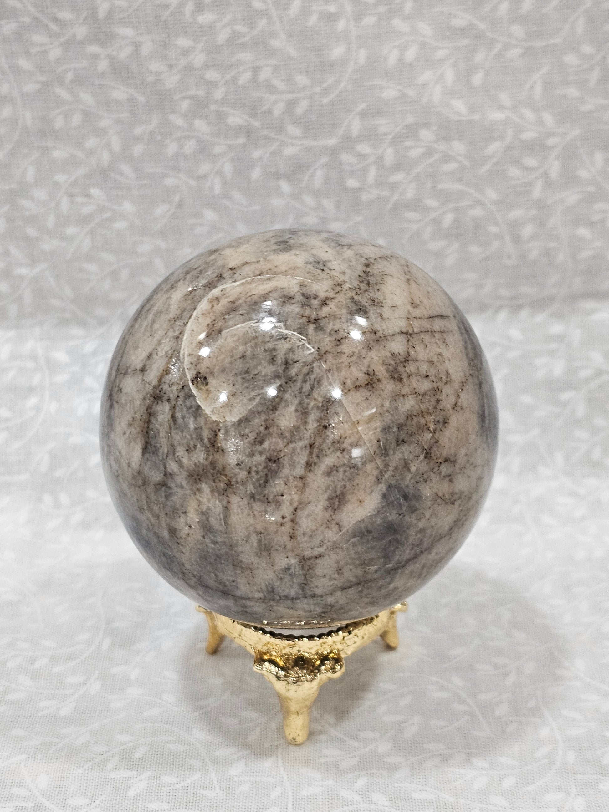 Black Moonstone Crystal Sphere
