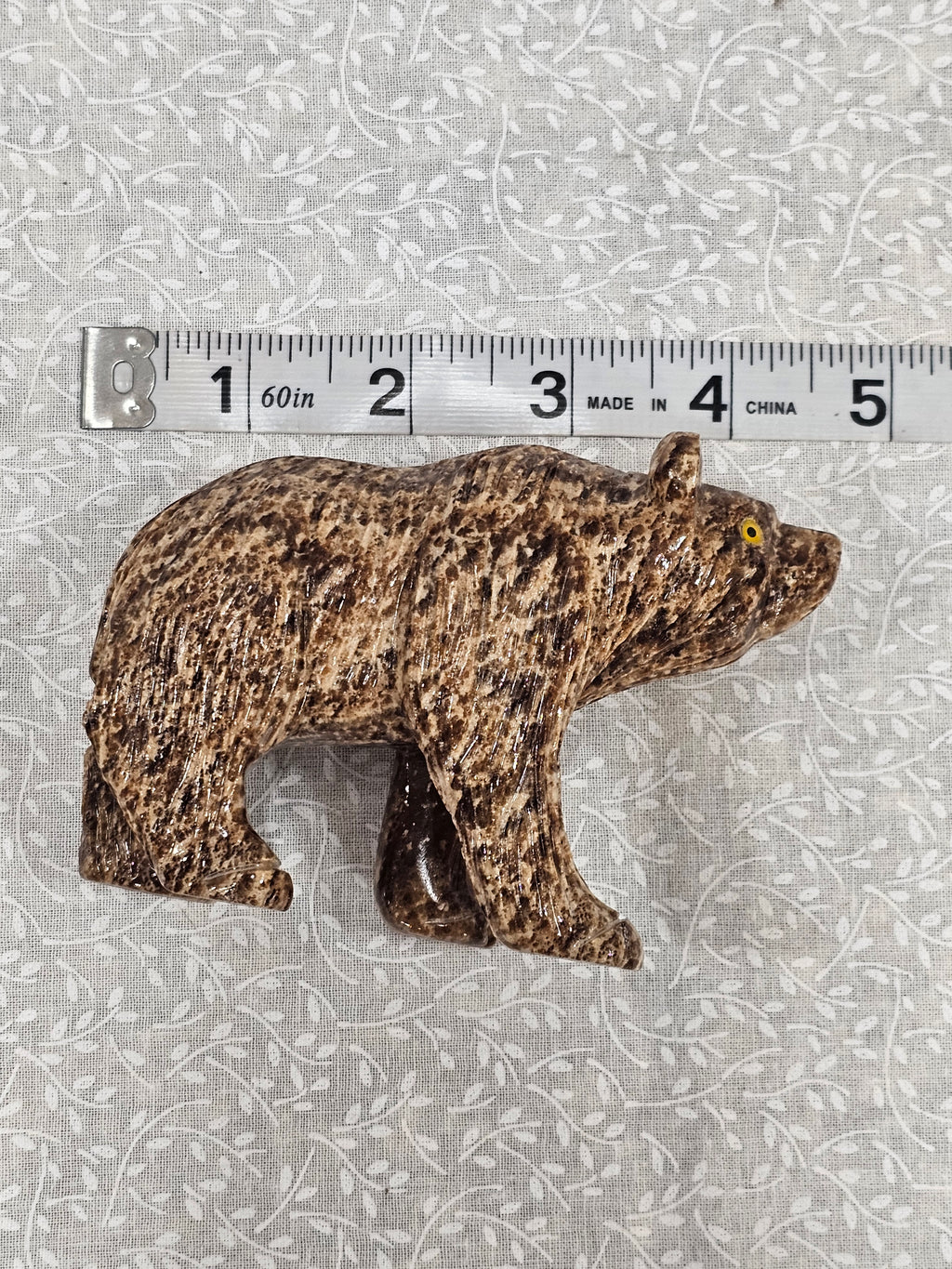Soapstone Crystal Bear