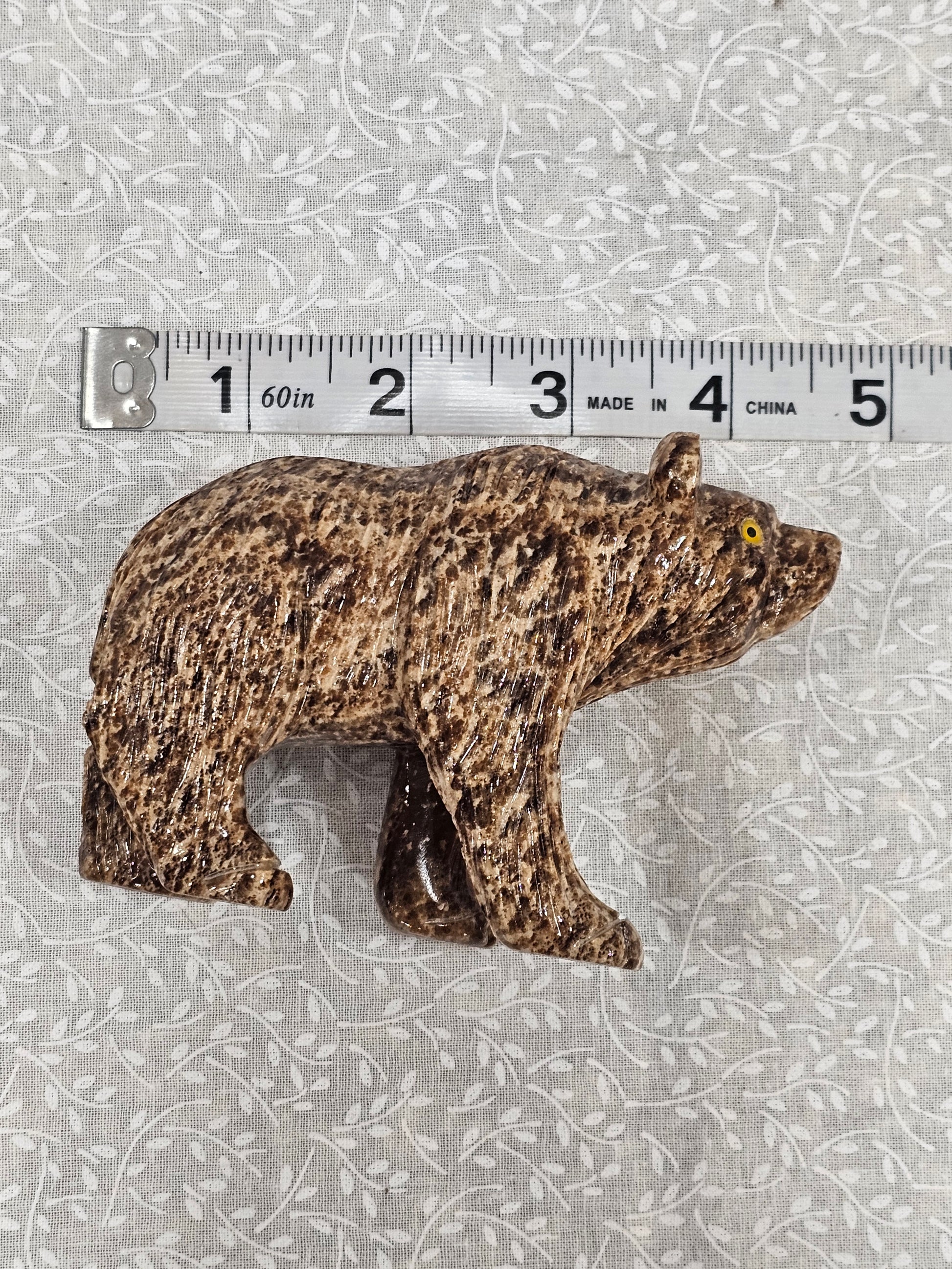 Soapstone Crystal Bear