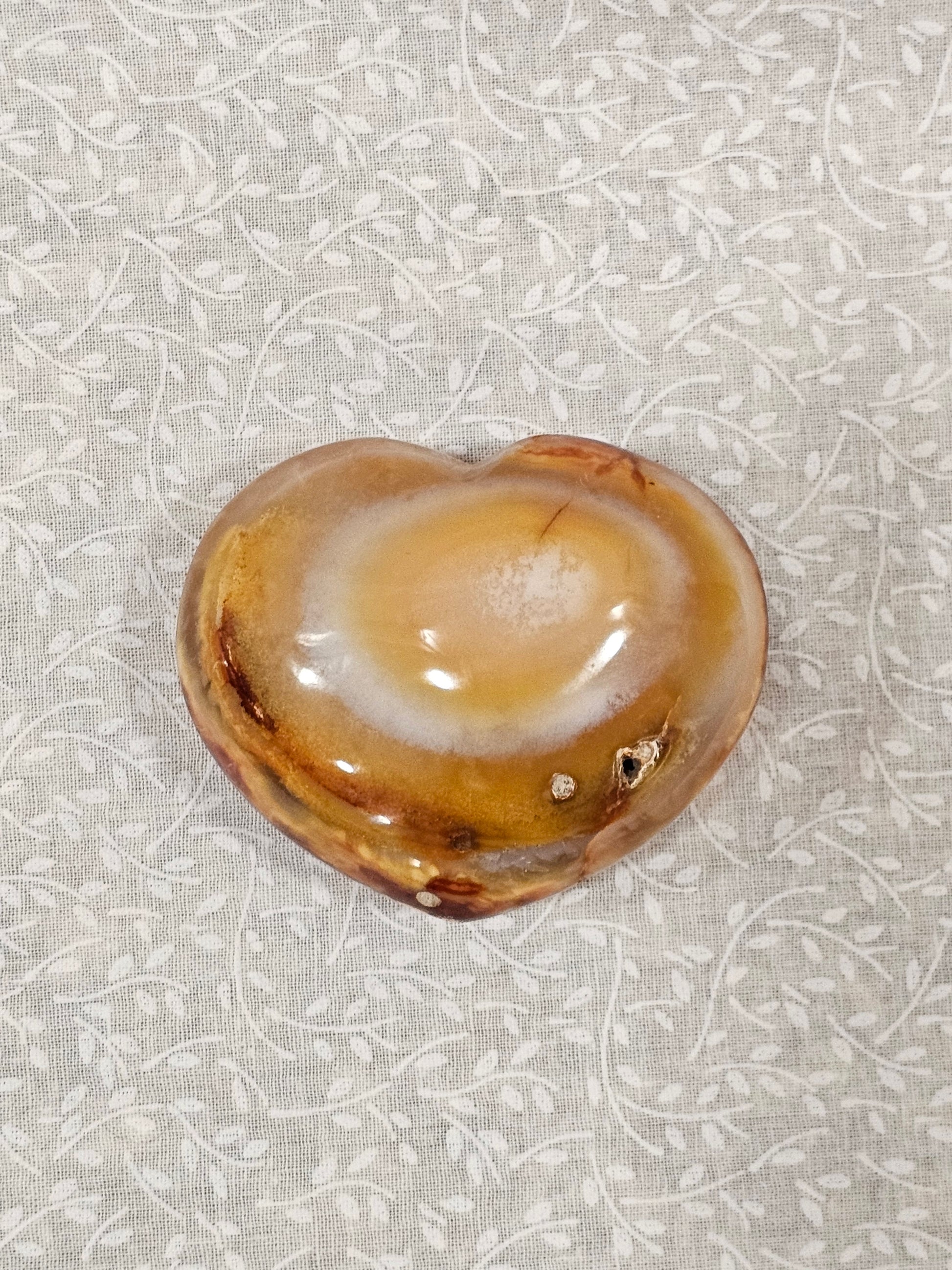 Carnelian Crystal Heart