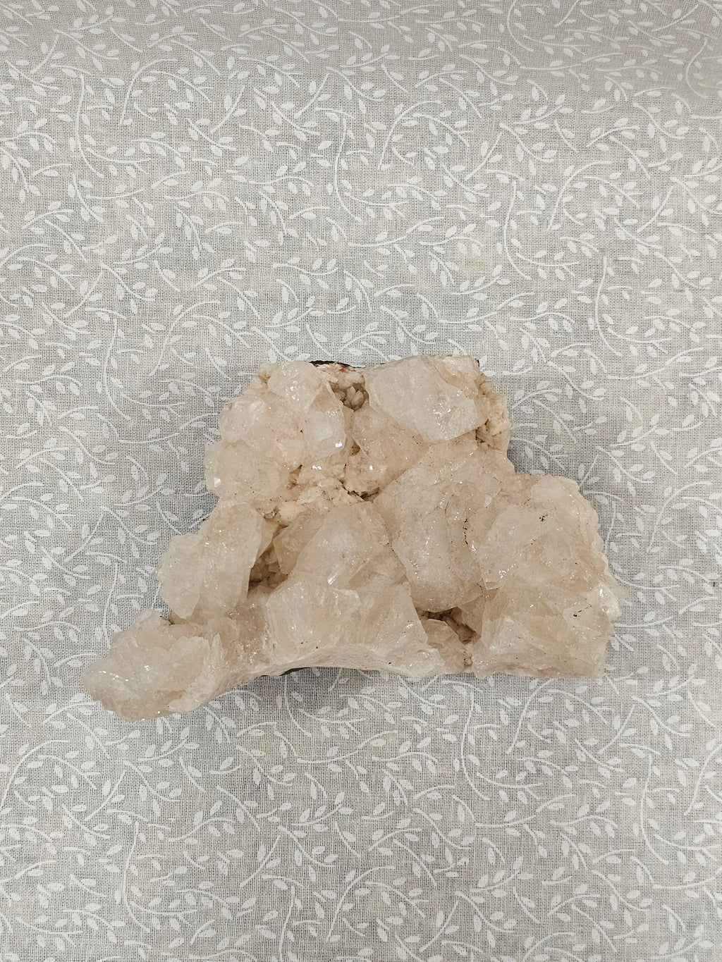 Apophyllite with Stillbite Raw Crystal Cluster